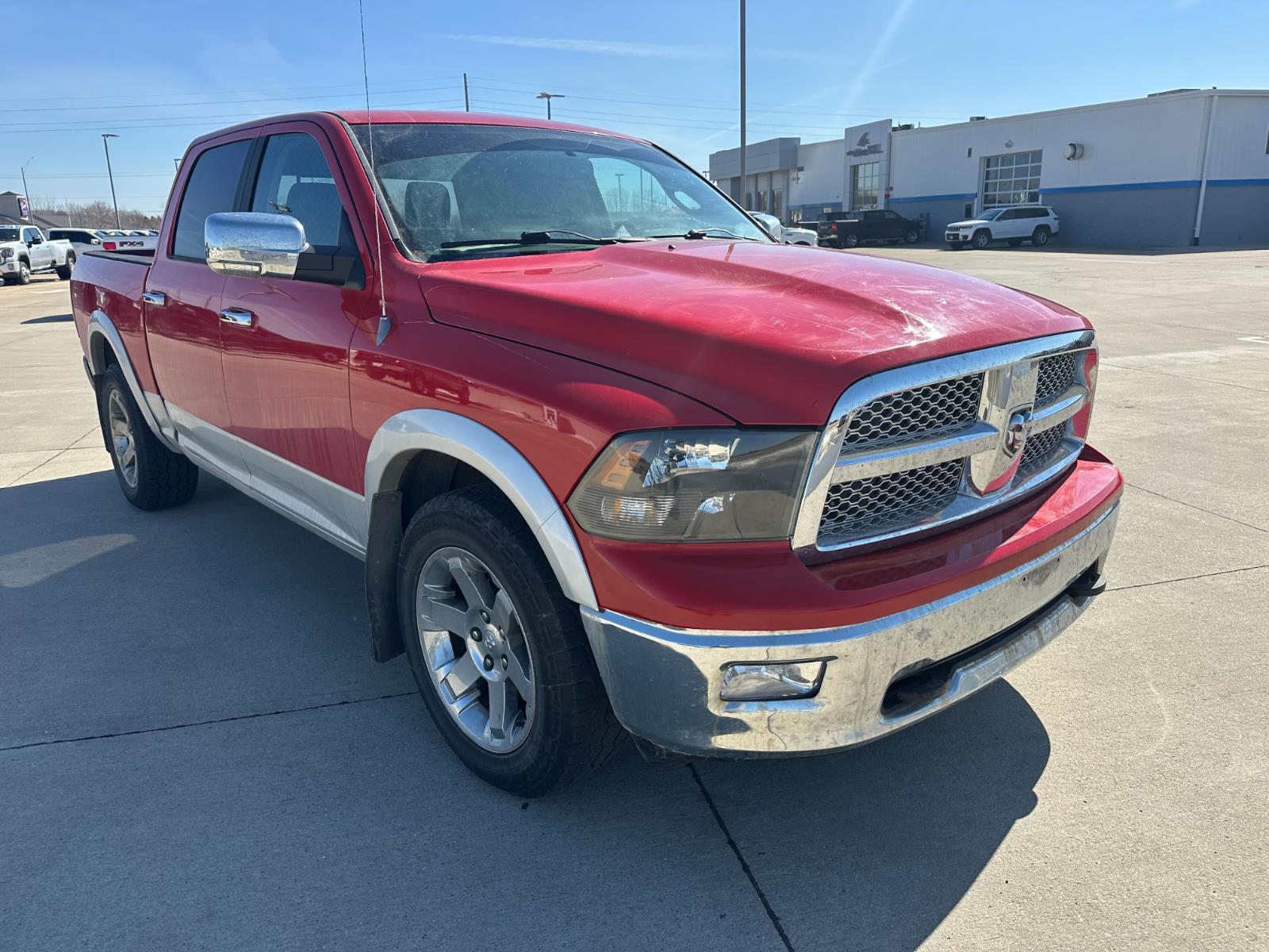 Used 2012 Flame Red Ram Laramie image 3