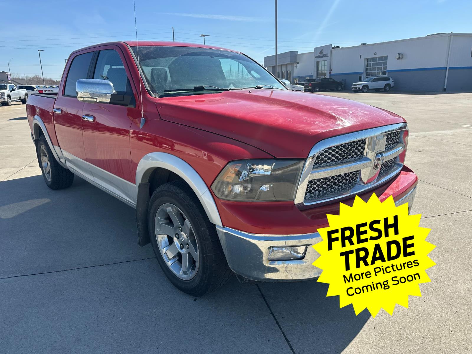 Used 2012 Flame Red Ram Laramie image 3