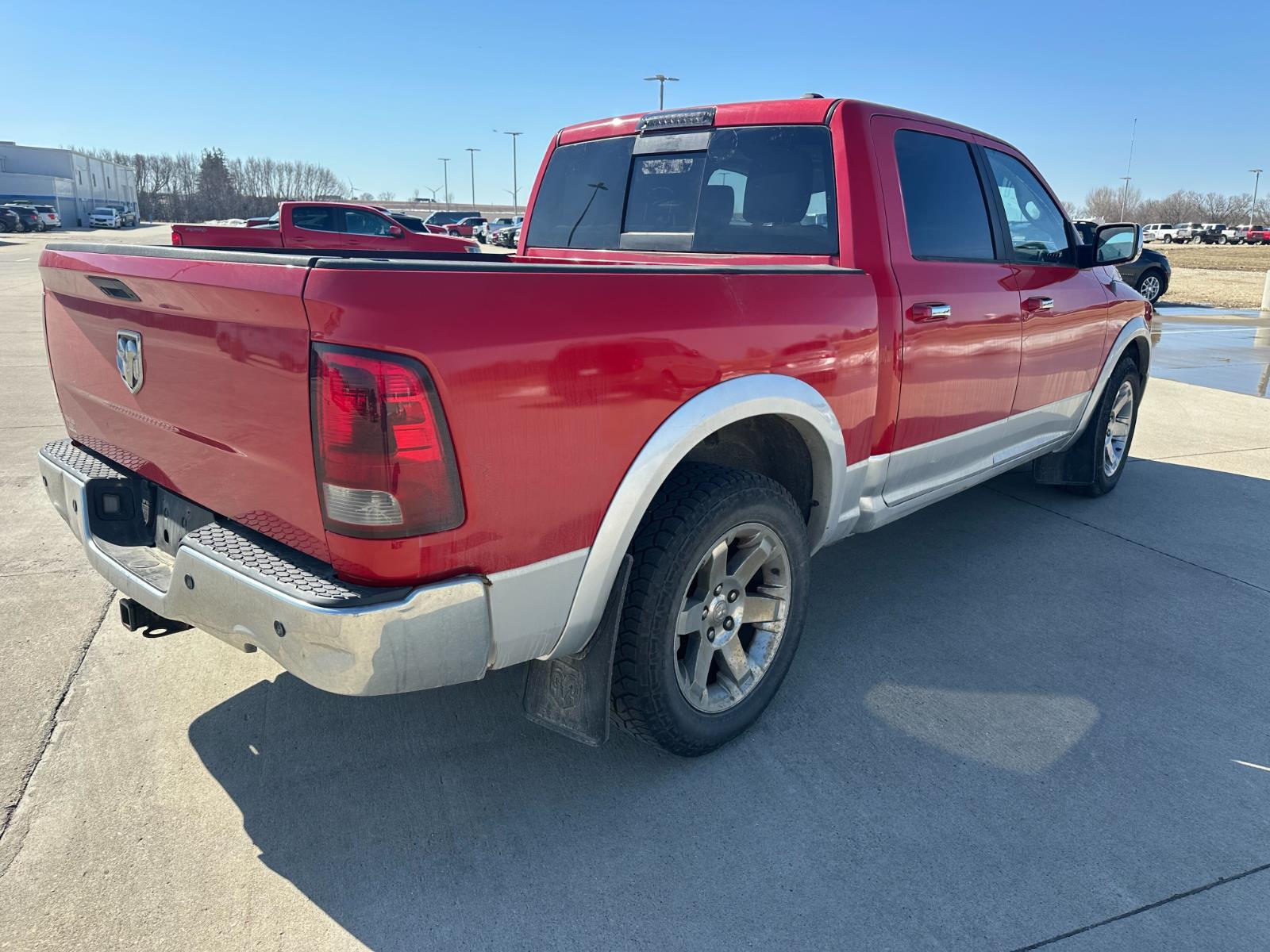 Used 2012 Flame Red Ram Laramie image 4