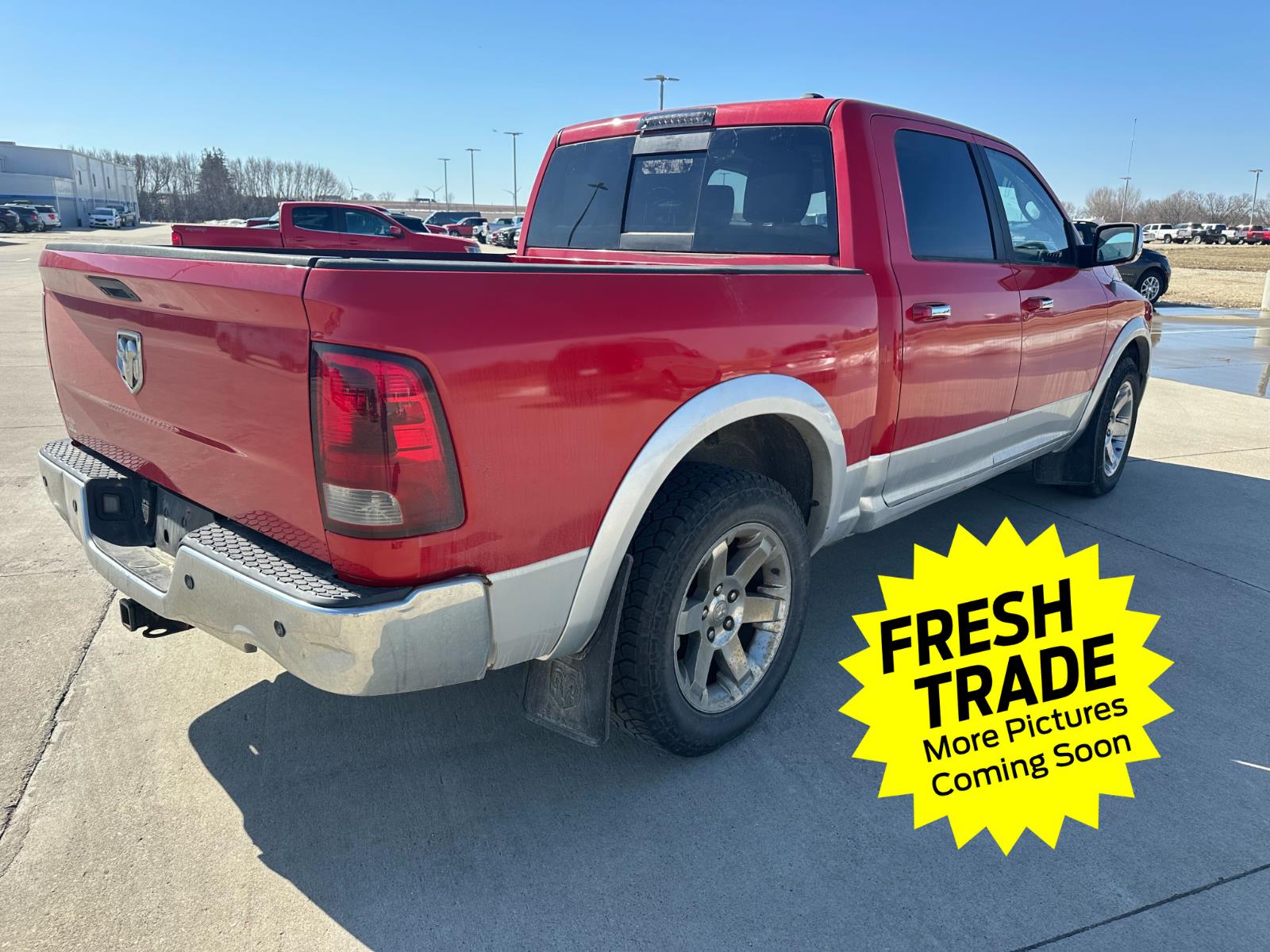 Used 2012 Flame Red Ram Laramie image 4