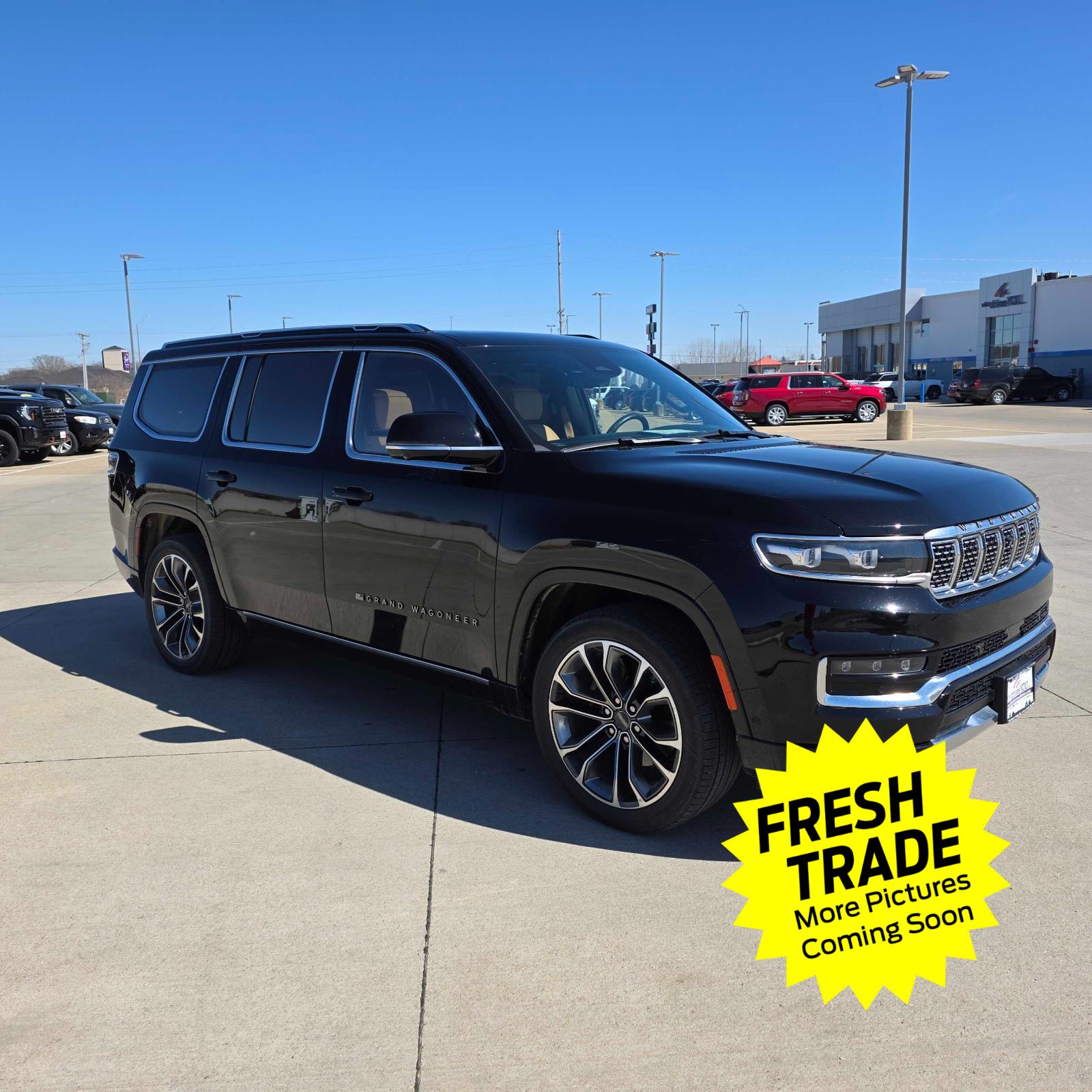 Used 2022 Diamond Black Crystal Pearlcoat Jeep Series III image 2