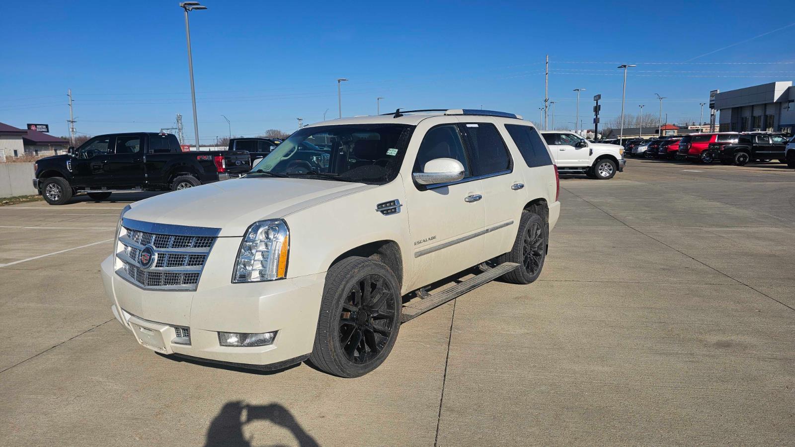 White Diamond Tricoat 2014 Cadillac Escalade Platinum 4WD SUV / Crossover All-Wheel Drive 6-Speed Automatic