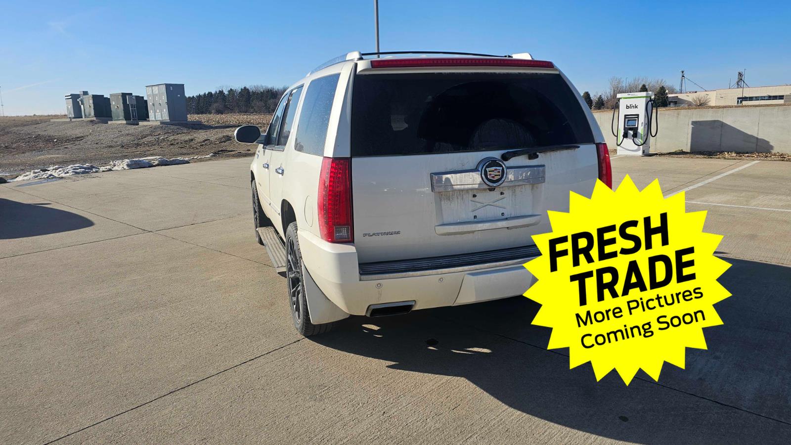 Used 2014 White Diamond Tricoat Cadillac Platinum image 7