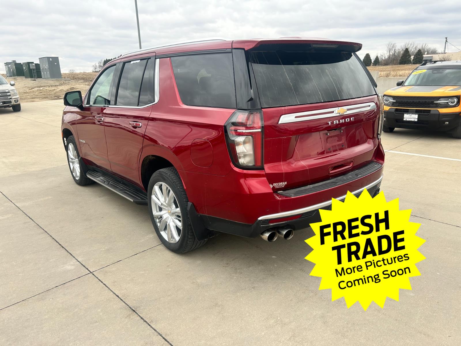Used 2021 Cherry Red Tintcoat Chevrolet High Country image 3