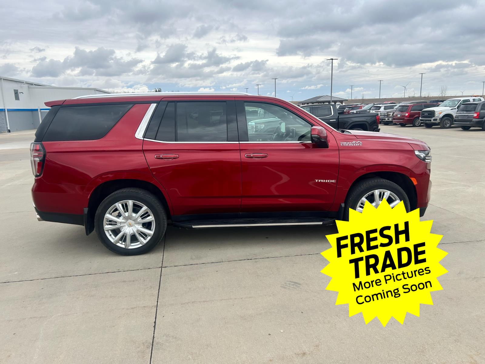 Used 2021 Cherry Red Tintcoat Chevrolet High Country image 7