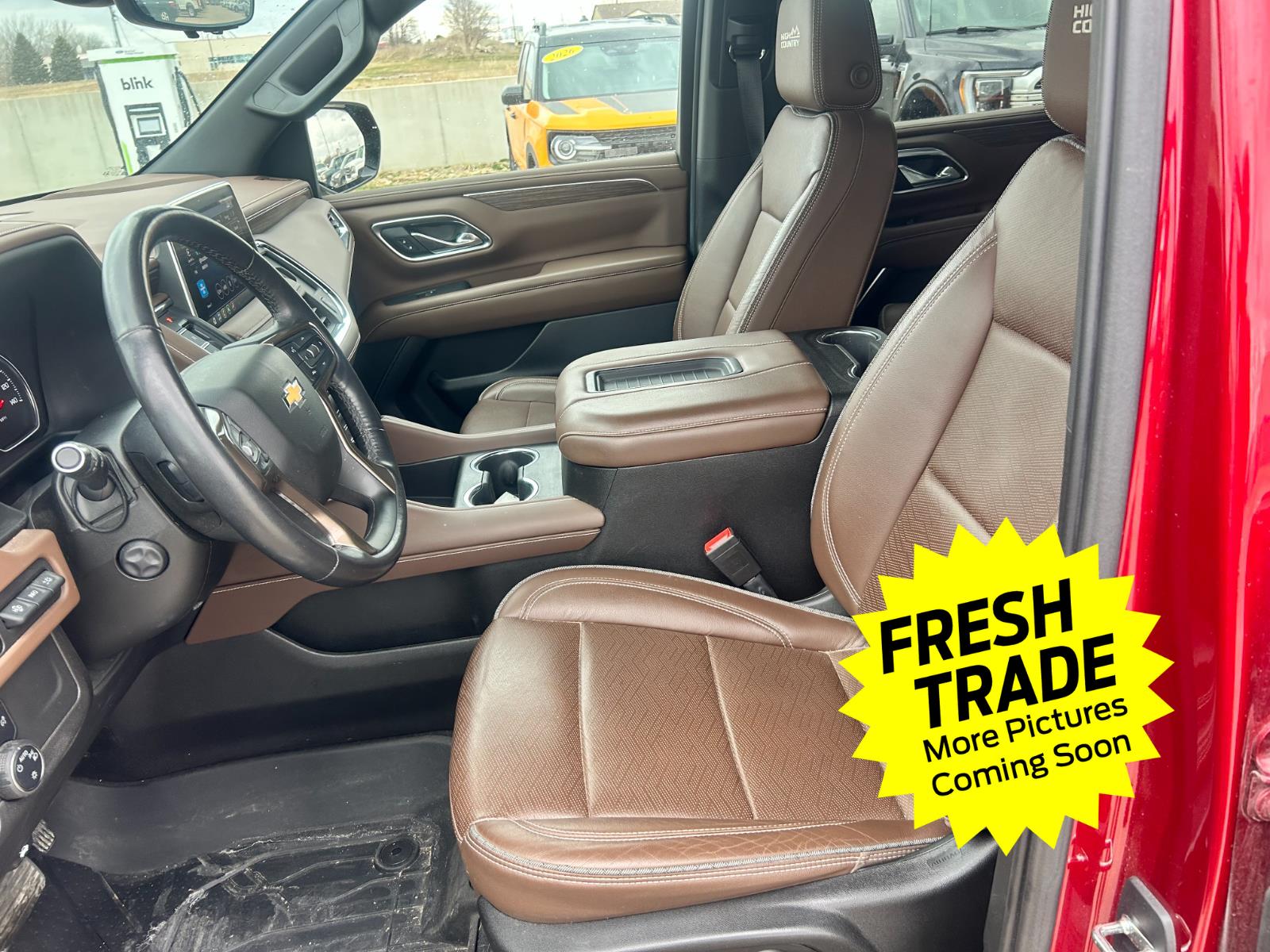 Used 2021 Cherry Red Tintcoat Chevrolet High Country image 11