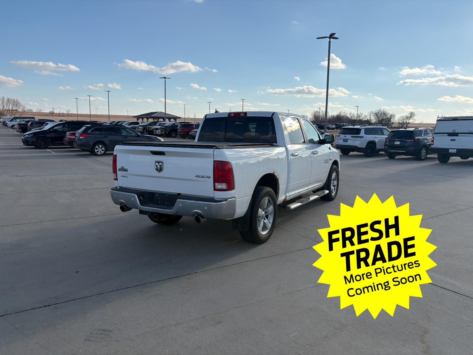 Used 2016 Bright White Clearcoat Ram Big Horn image 4