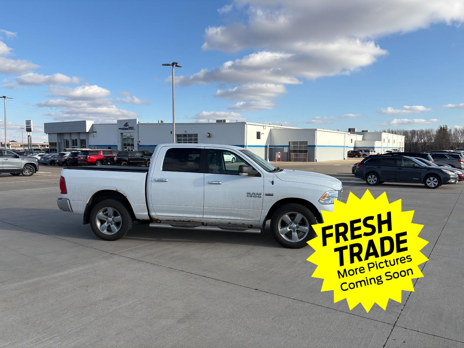 Used 2016 Bright White Clearcoat Ram Big Horn image 5