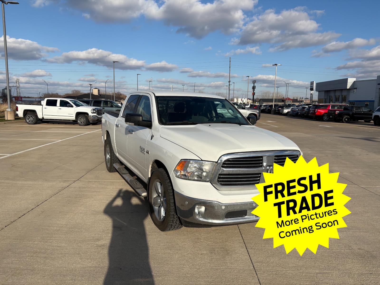 Used 2016 Bright White Clearcoat Ram Big Horn image 6