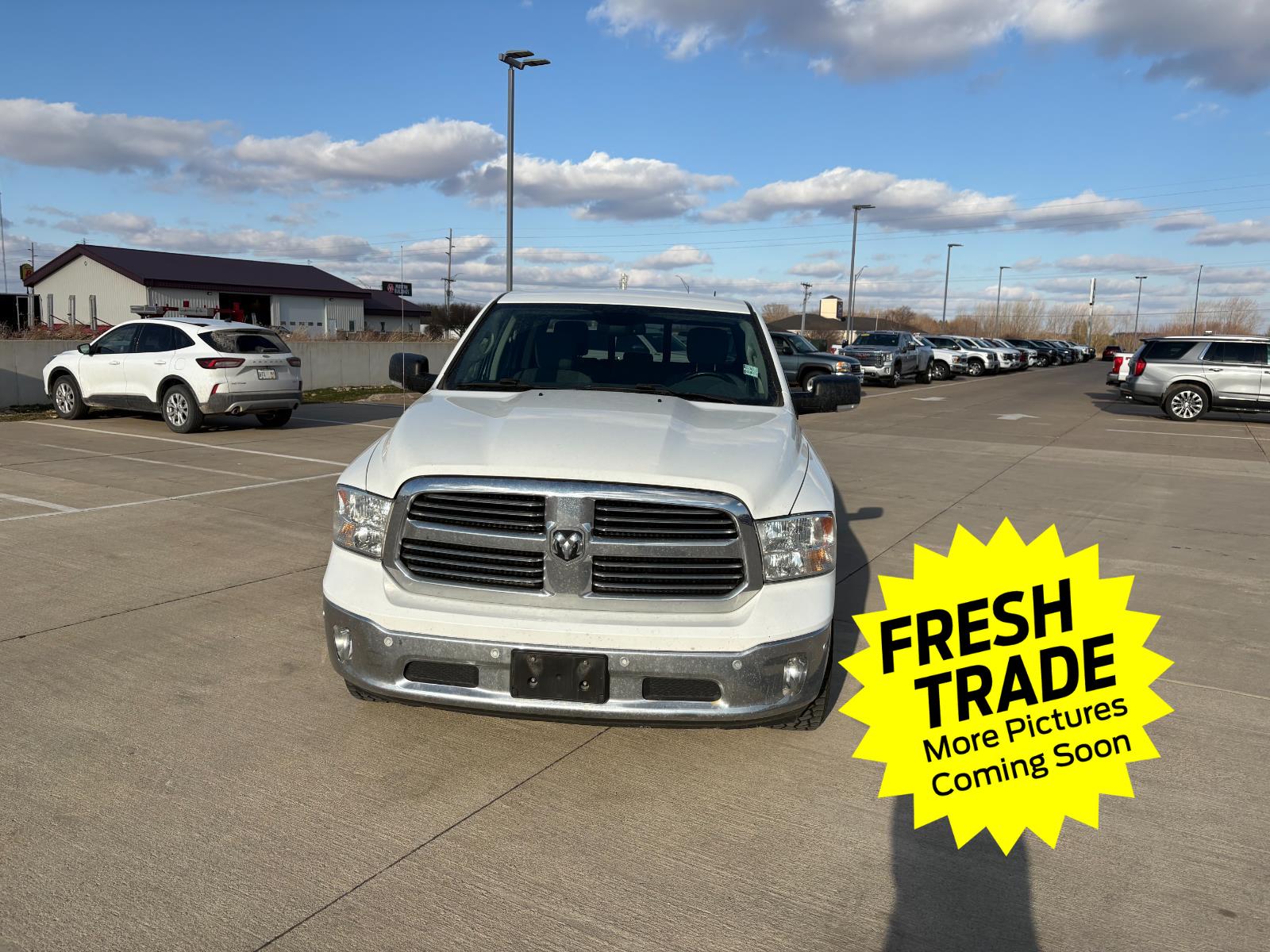 Used 2016 Bright White Clearcoat Ram Big Horn image 8