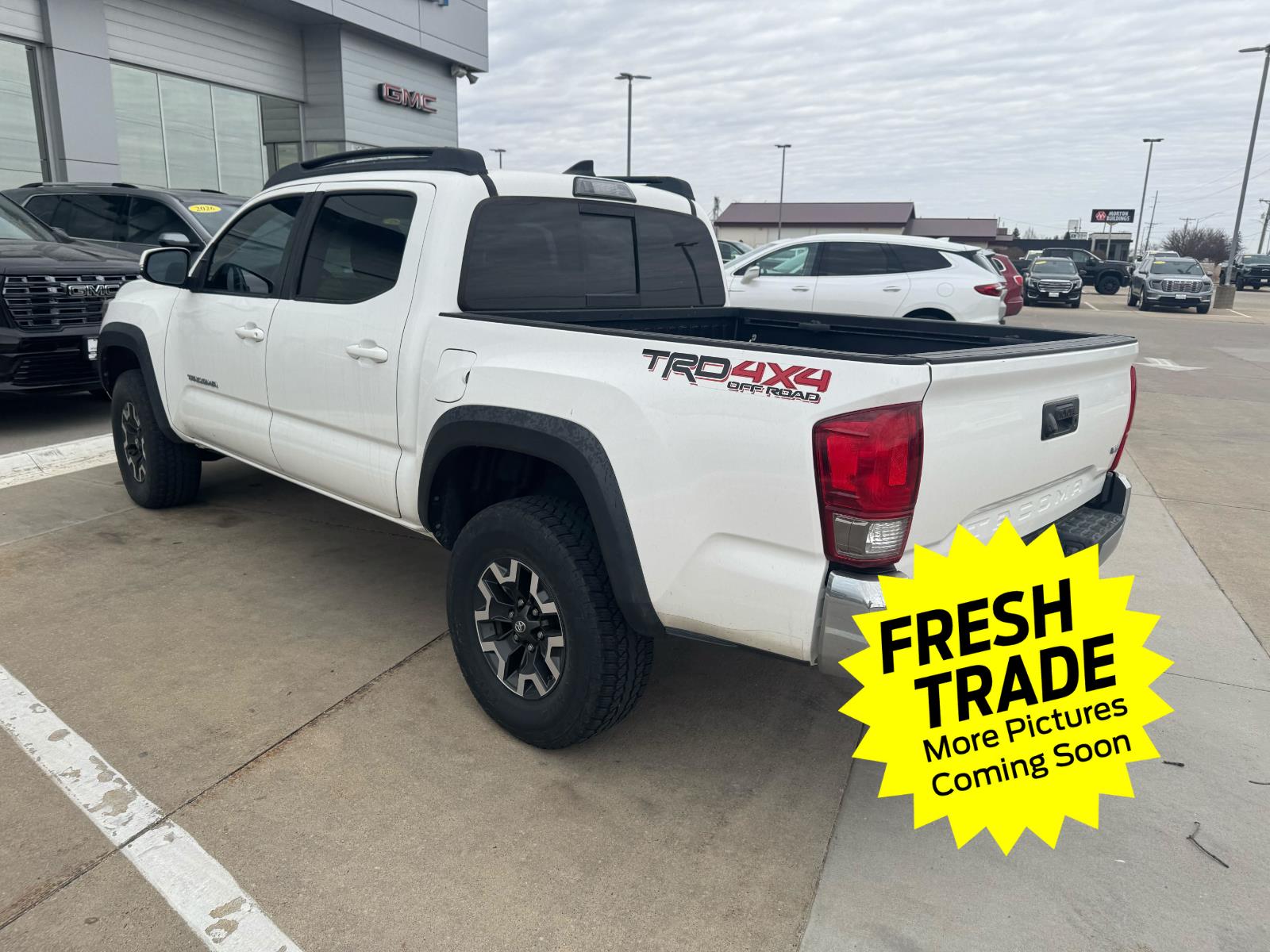 Used 2017 Super White Toyota TRD Off-Road image 2