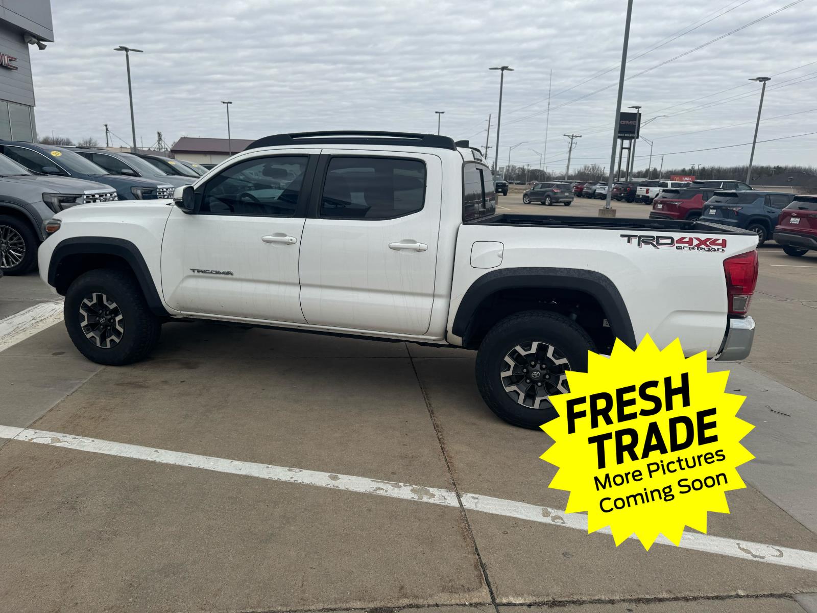 Used 2017 Super White Toyota TRD Off-Road image 3
