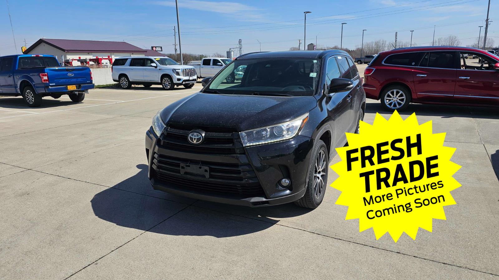Used 2017 Midnight Black Metallic Toyota SE image 2