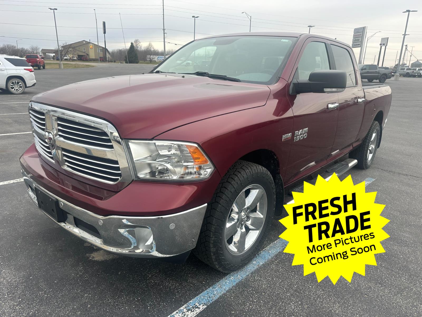 Used 2018 Delmonico Red Pearlcoat Ram Big Horn image 2