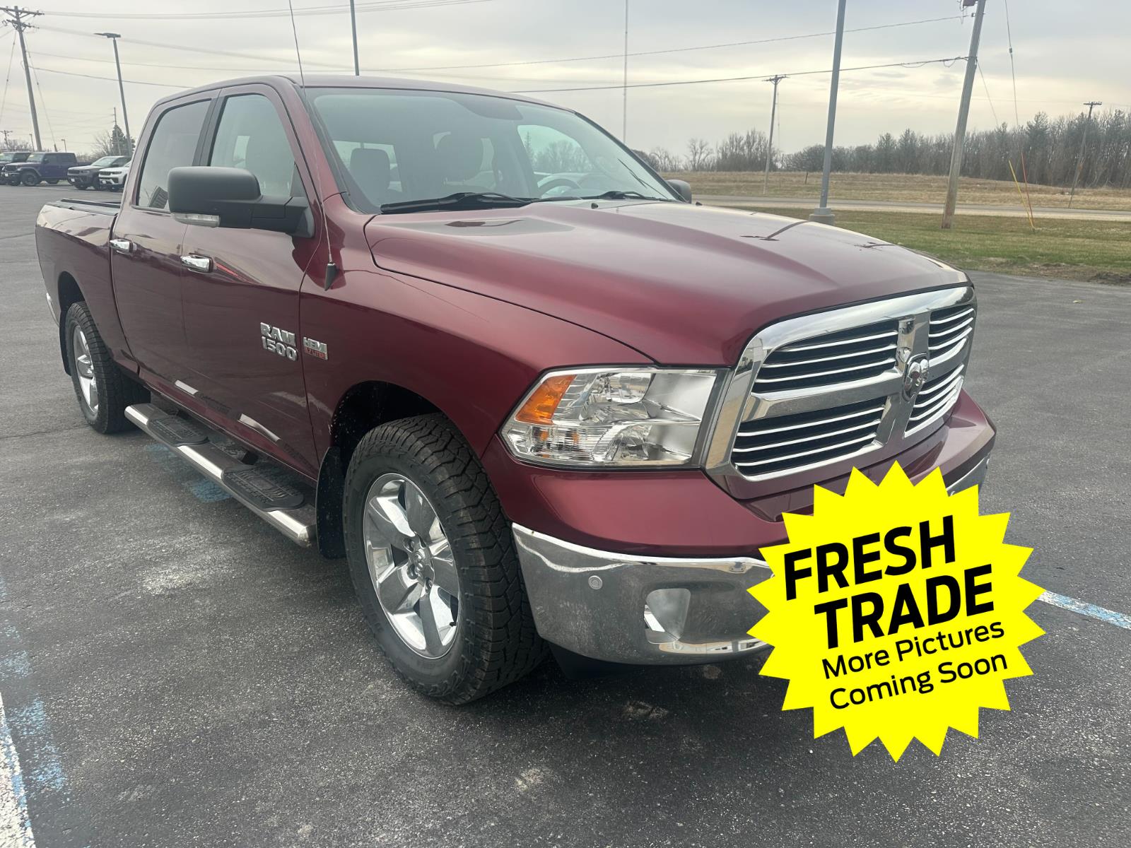 Used 2018 Delmonico Red Pearlcoat Ram Big Horn image 5