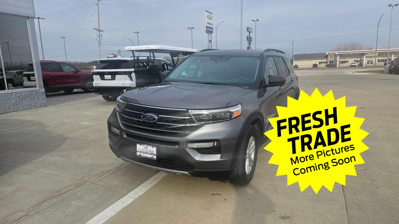 Used 2023 Carbonized Gray Ford XLT image 2