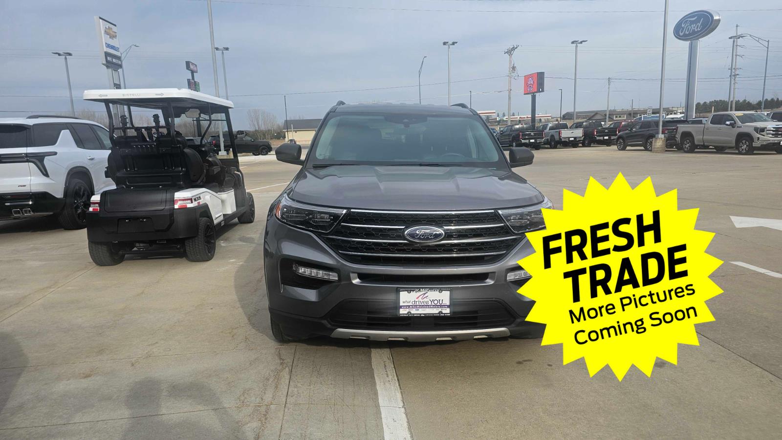 Used 2023 Carbonized Gray Ford XLT image 3