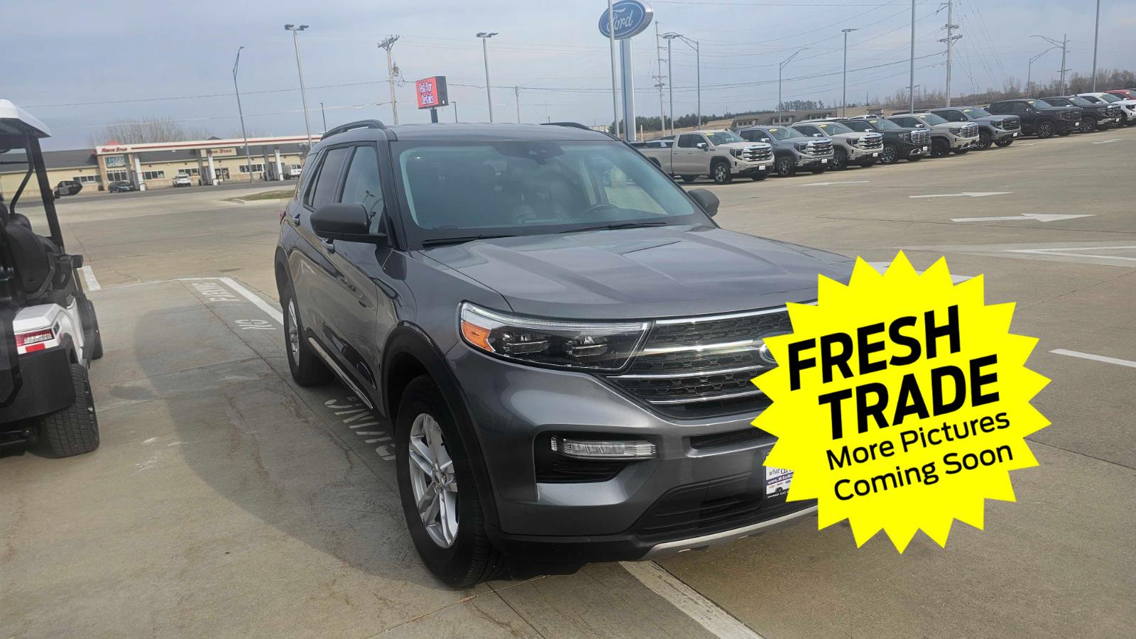 Used 2023 Carbonized Gray Ford XLT image 4