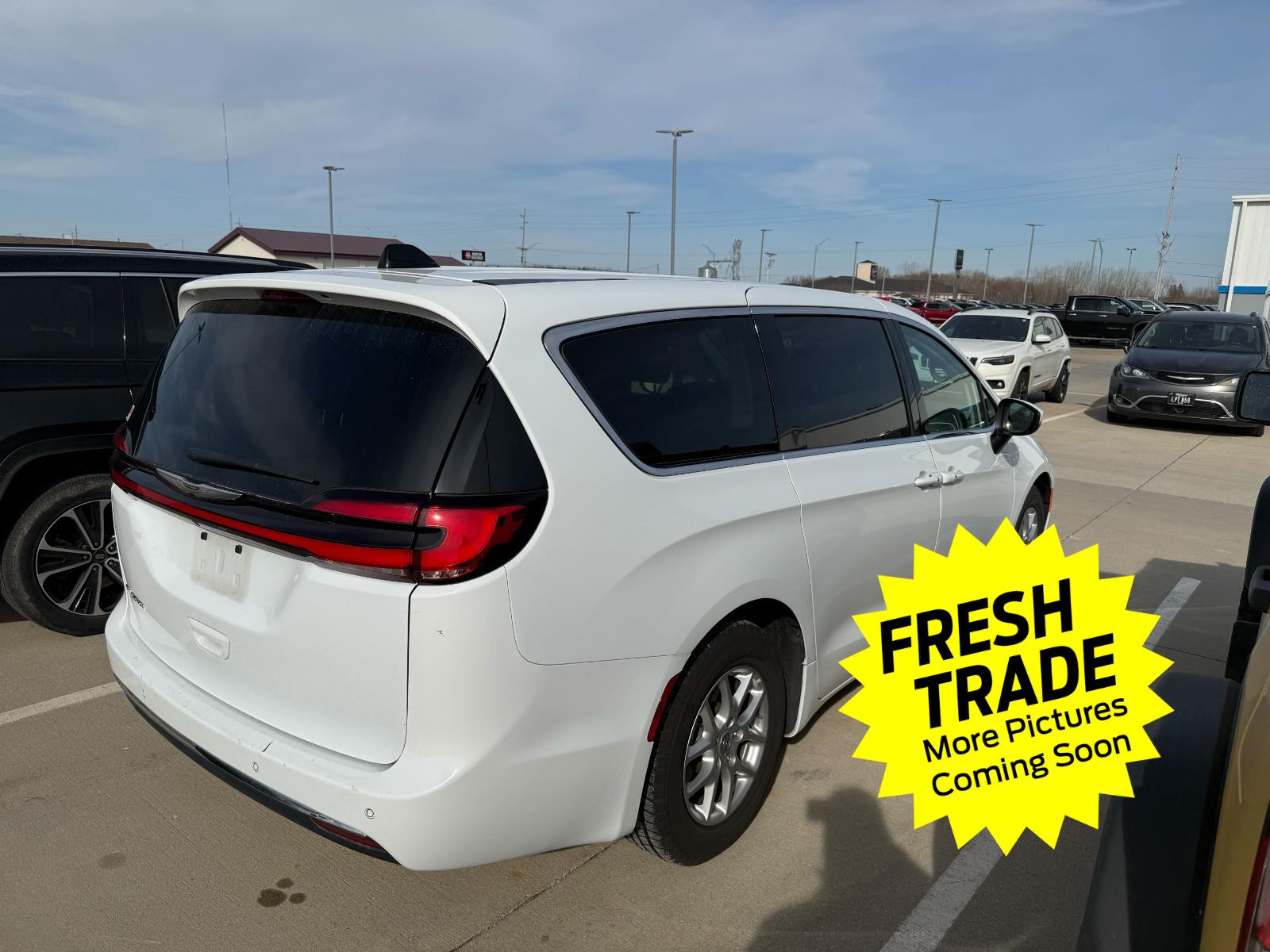 Used 2023 Bright White Clearcoat Chrysler Touring L image 5