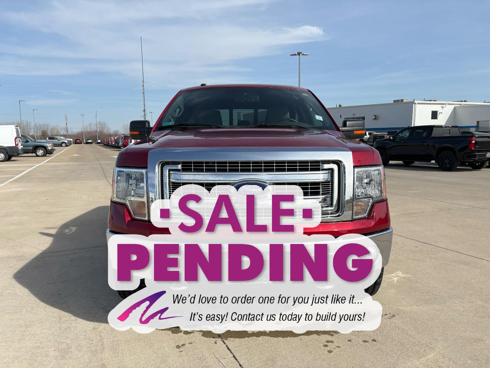 Used 2014 Ruby Red Metallic Tinted Clear Coat Ford XLT image 5