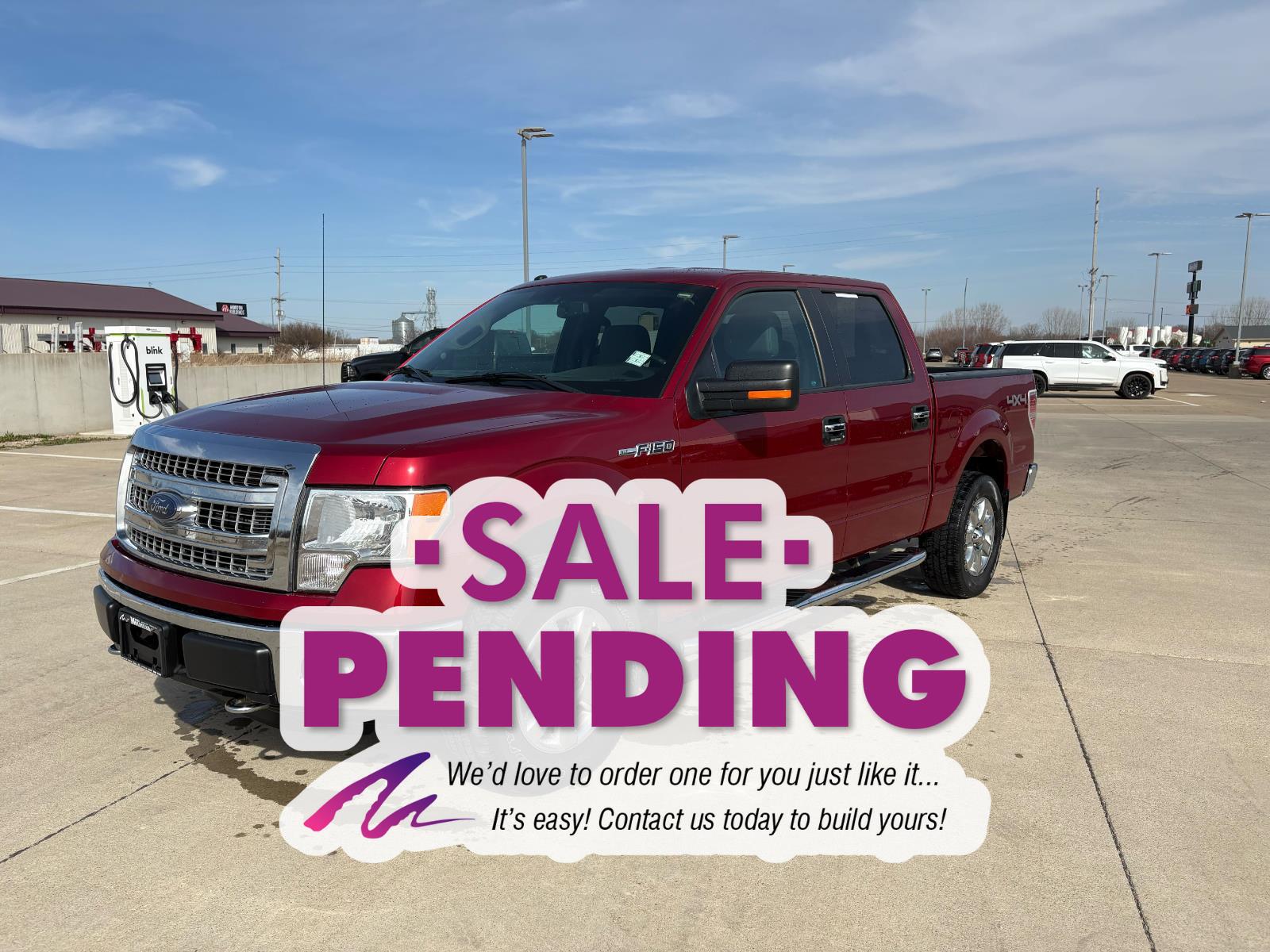 Used 2014 Ruby Red Metallic Tinted Clear Coat Ford XLT image 6