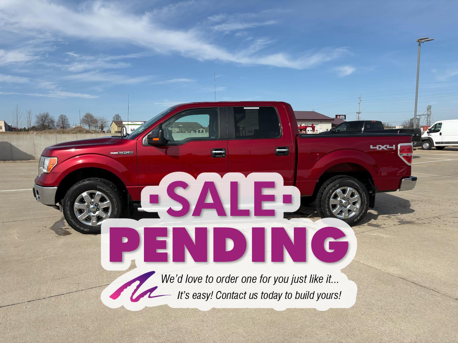 Ruby Red Metallic Tinted Clear Coat 2014 Ford F-150 XLT SuperCrew 4WD Pickup Truck Four-Wheel Drive 6-Speed Automatic