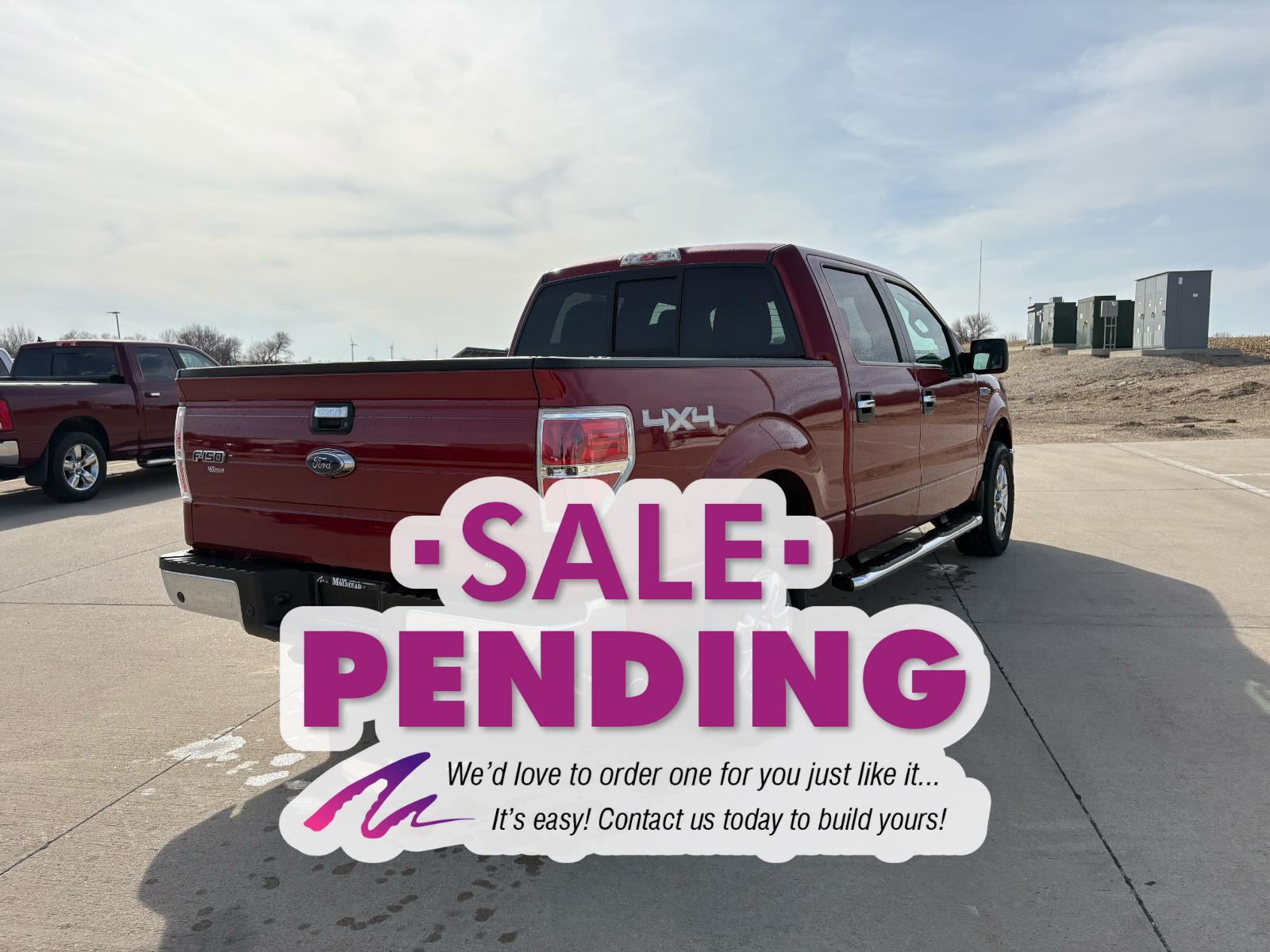 Used 2014 Ruby Red Metallic Tinted Clear Coat Ford XLT image 4