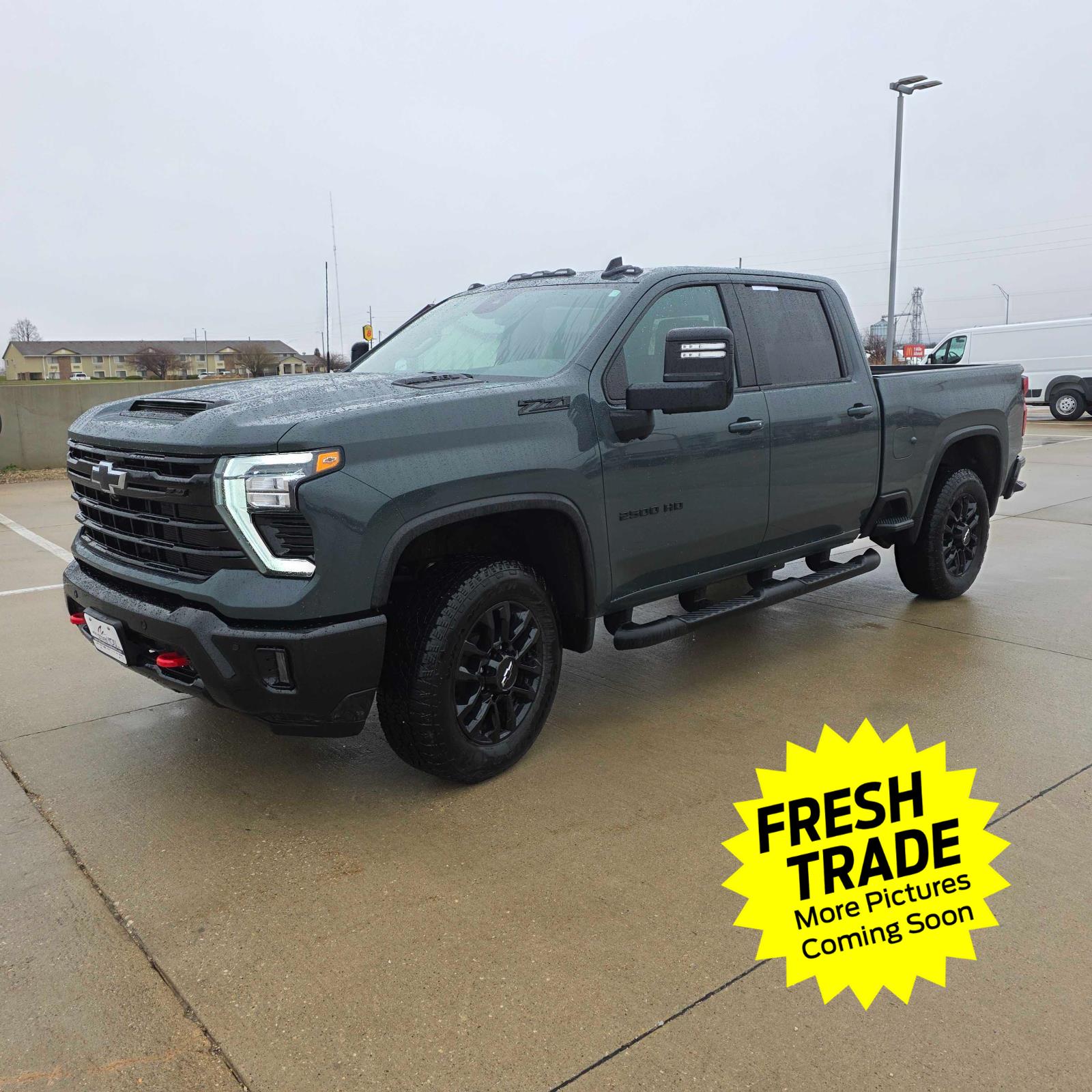 Cypress Gray 2025 Chevrolet Silverado 2500HD LT Crew Cab 4WD Pickup Truck Four-Wheel Drive Automatic