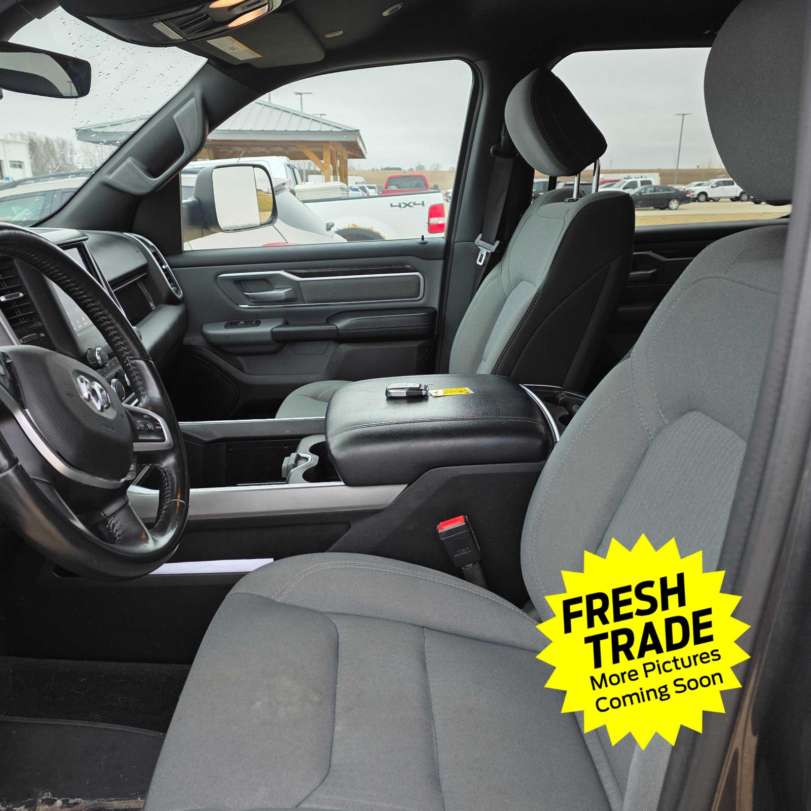 Used 2021 Granite Crystal Metallic Clearcoat Ram Big Horn image 9