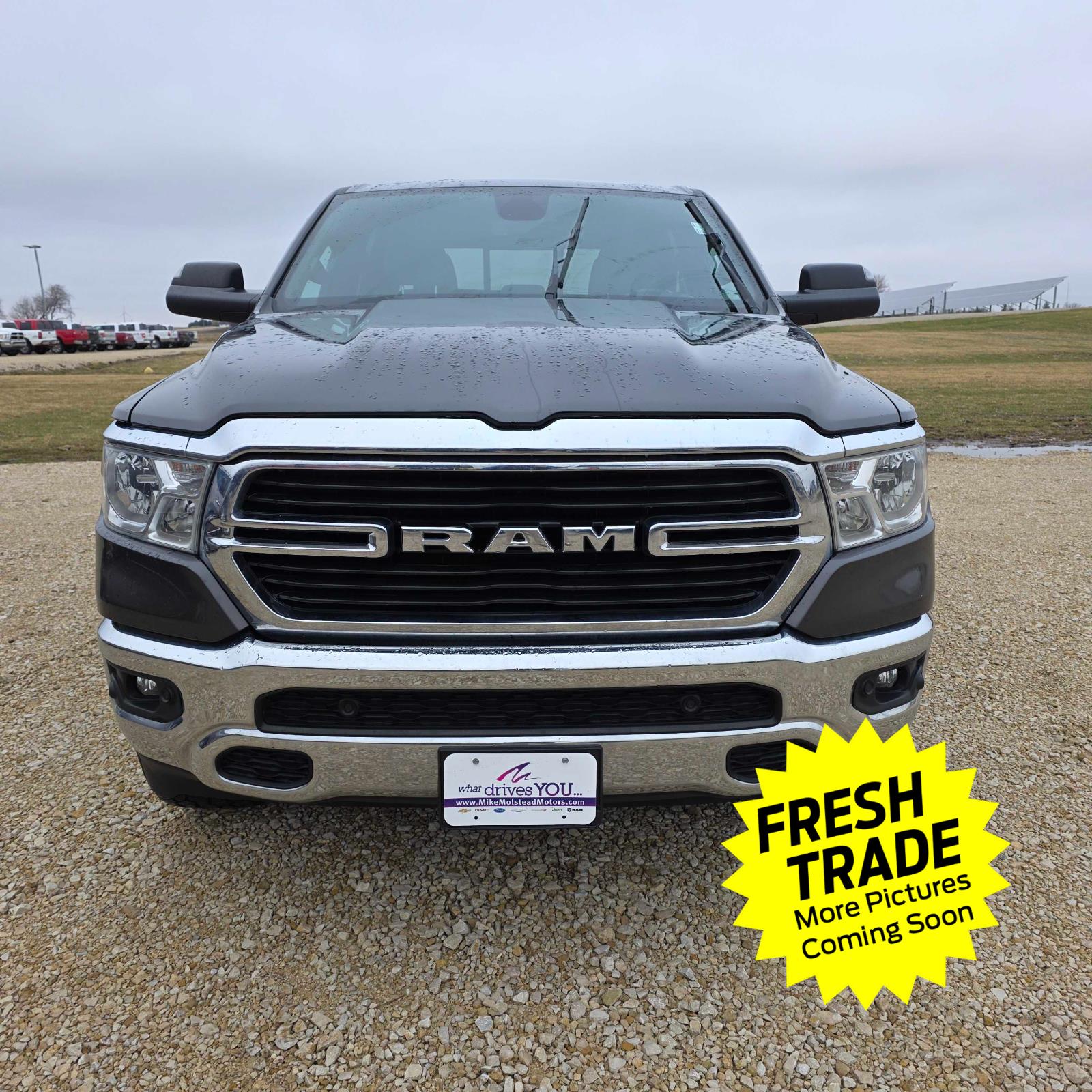 Used 2021 Granite Crystal Metallic Clearcoat Ram Big Horn image 4