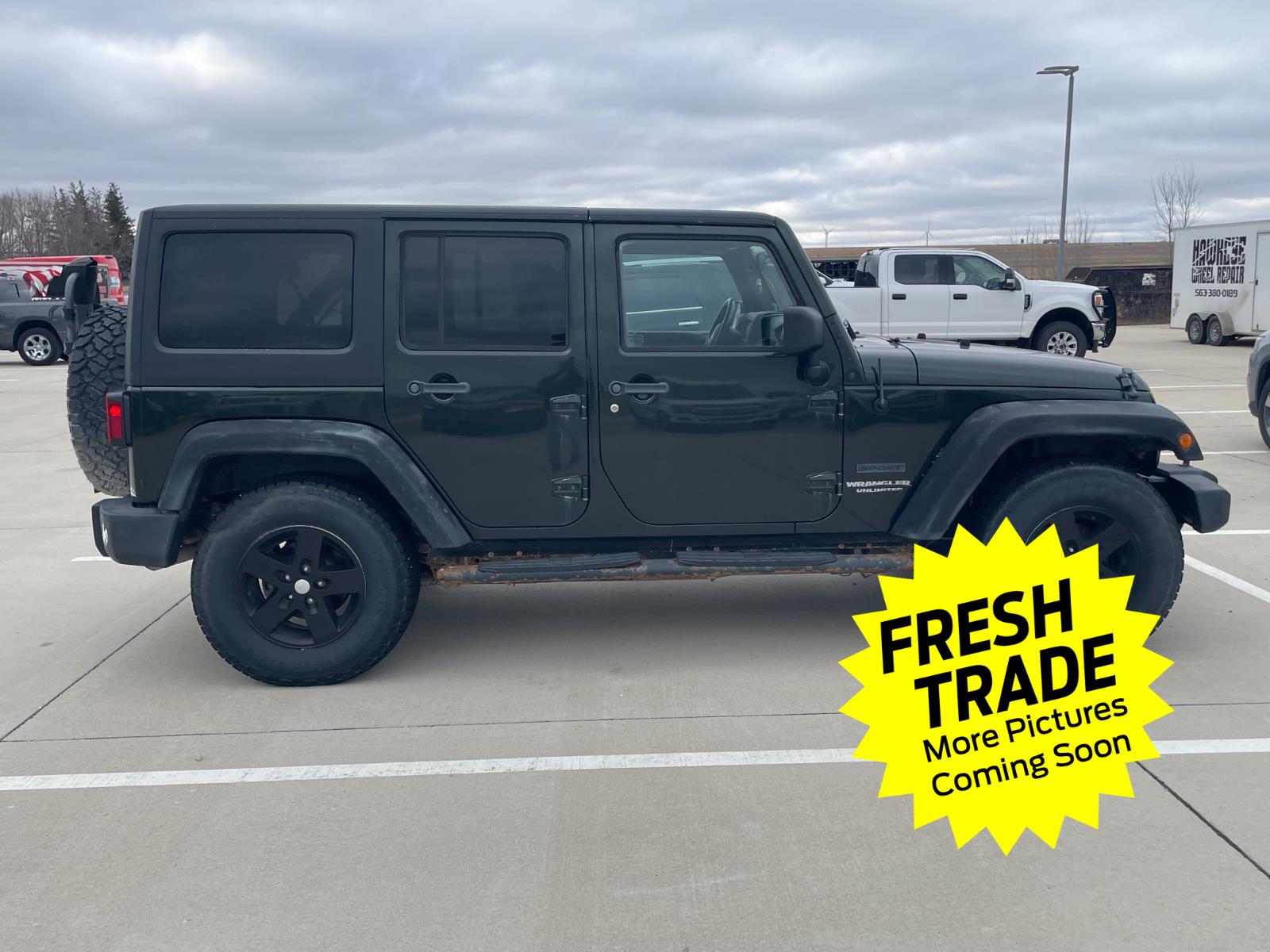 Used 2011 Natural Green Pearl Jeep Sport image 3