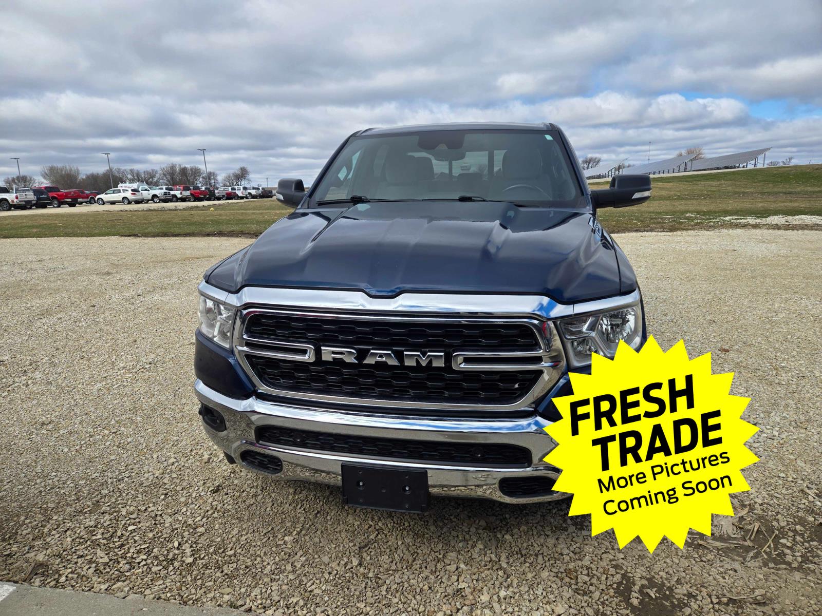 Used 2022 Patriot Blue Pearlcoat Ram Big Horn image 3