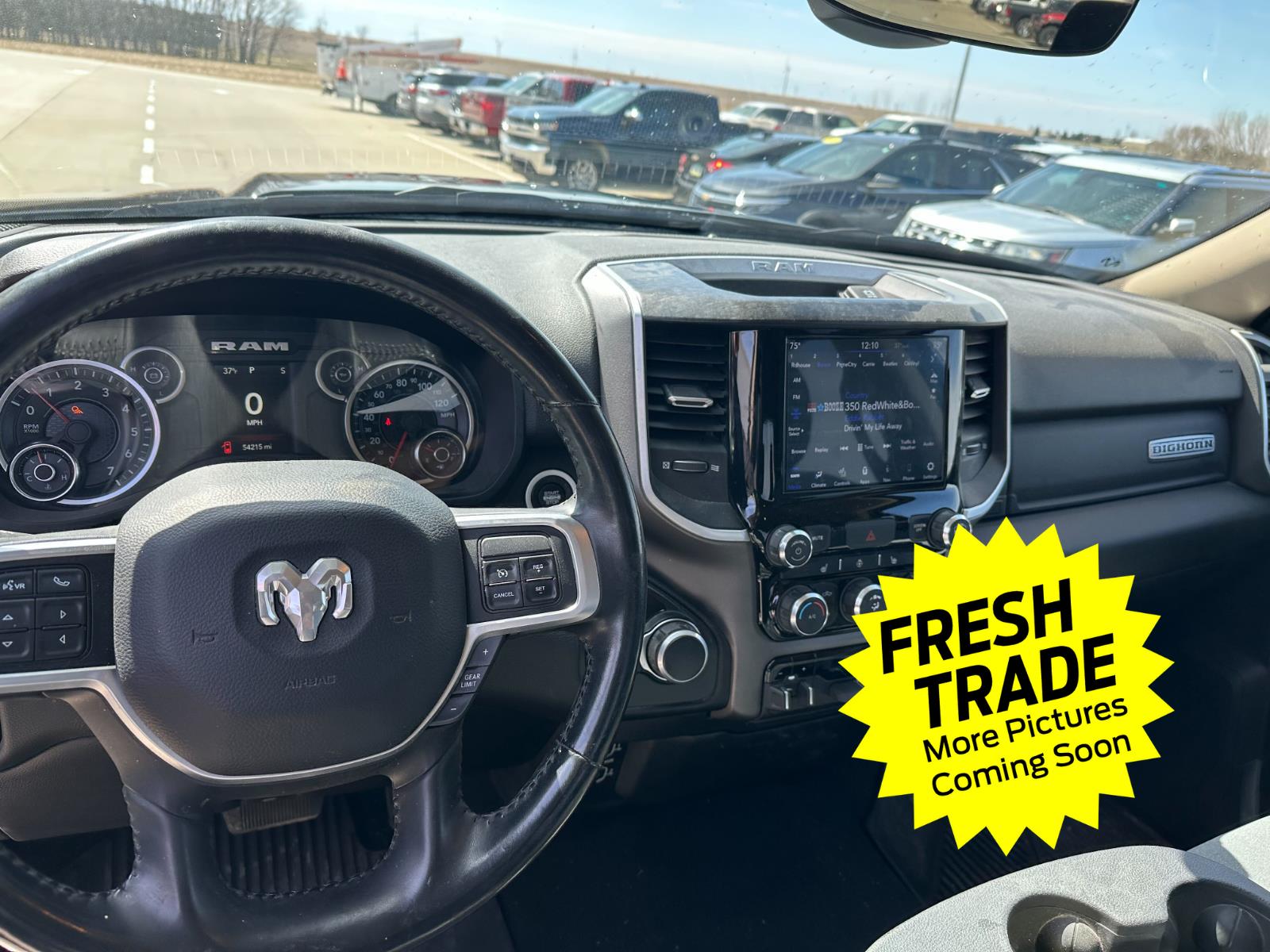 Used 2020 Diamond Black Crystal Pearlcoat Ram Big Horn image 7