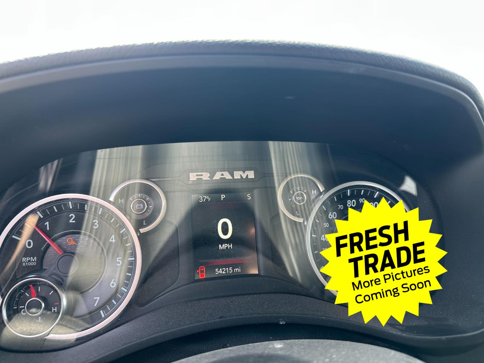 Used 2020 Diamond Black Crystal Pearlcoat Ram Big Horn image 8