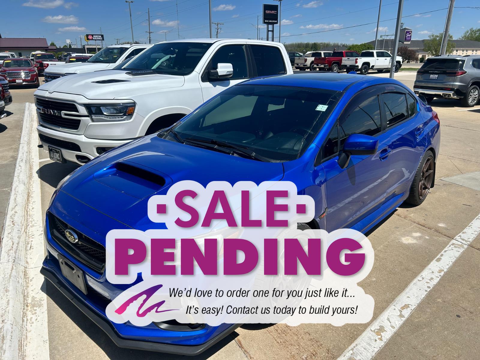WR Blue Pearl 2017 Subaru WRX Limited Sedan All-Wheel Drive Continuously Variable Transmission
