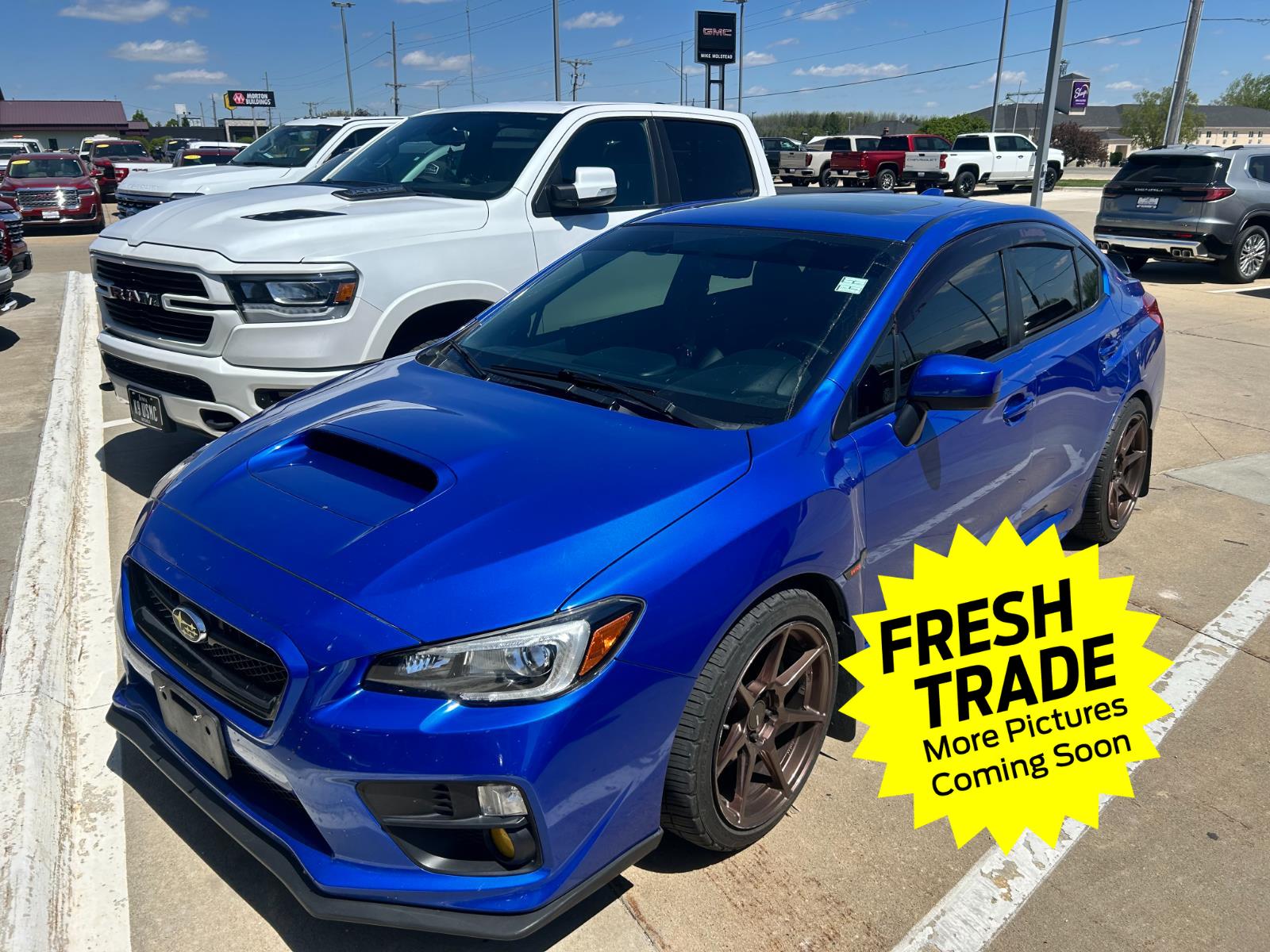WR Blue Pearl 2017 Subaru WRX Limited Sedan All-Wheel Drive Continuously Variable Transmission