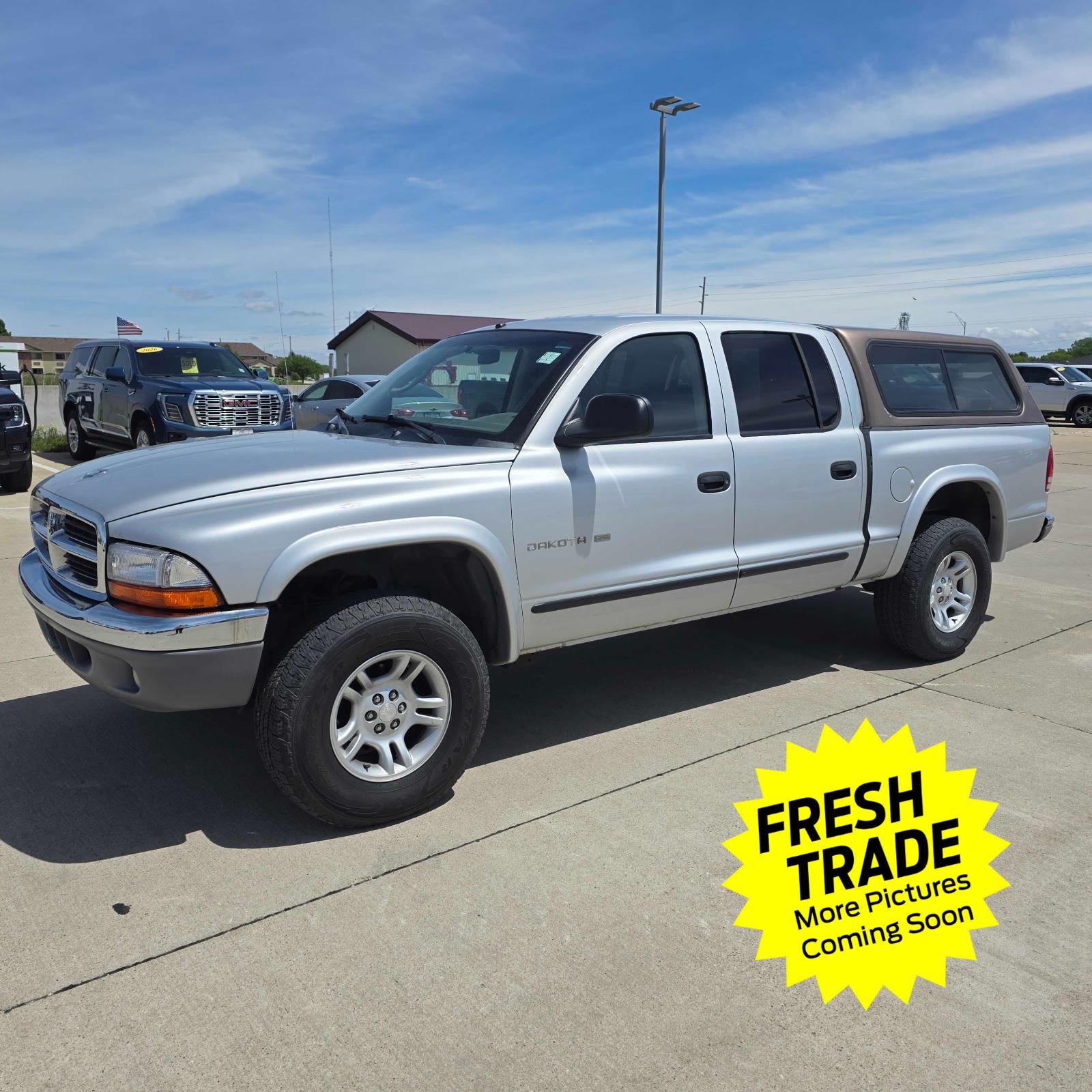 2002 Dodge Dakota SLT Quad Cab 4WD Pickup Truck Four-Wheel Drive 5-Speed Manual Overdrive
