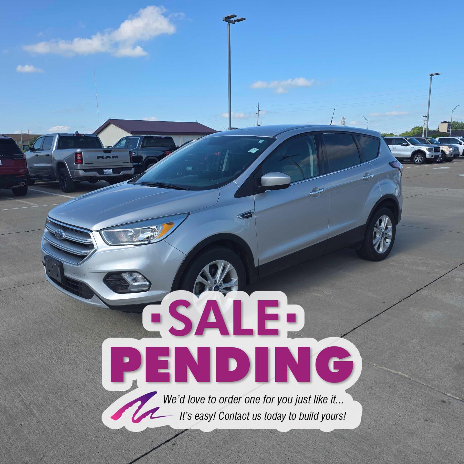 Ingot Silver 2017 Ford Escape SUV / Crossover Front-Wheel Drive 6-Speed Automatic