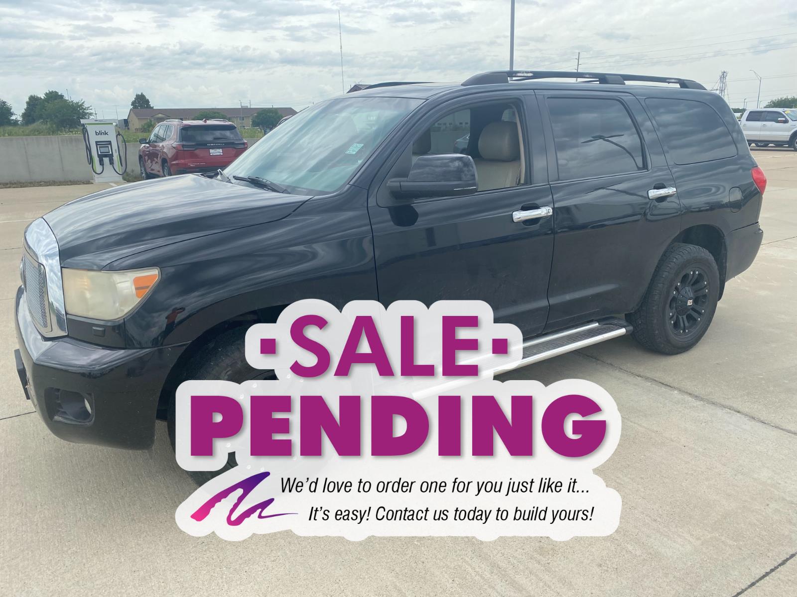 Black 2008 Toyota Sequoia SUV / Crossover Four-Wheel Drive 6-Speed Automatic