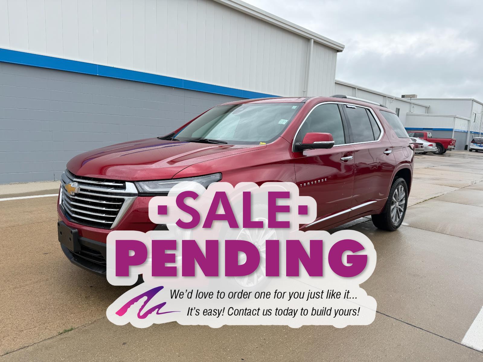 Red 2023 Chevrolet Traverse SUV / Crossover Four-Wheel Drive 