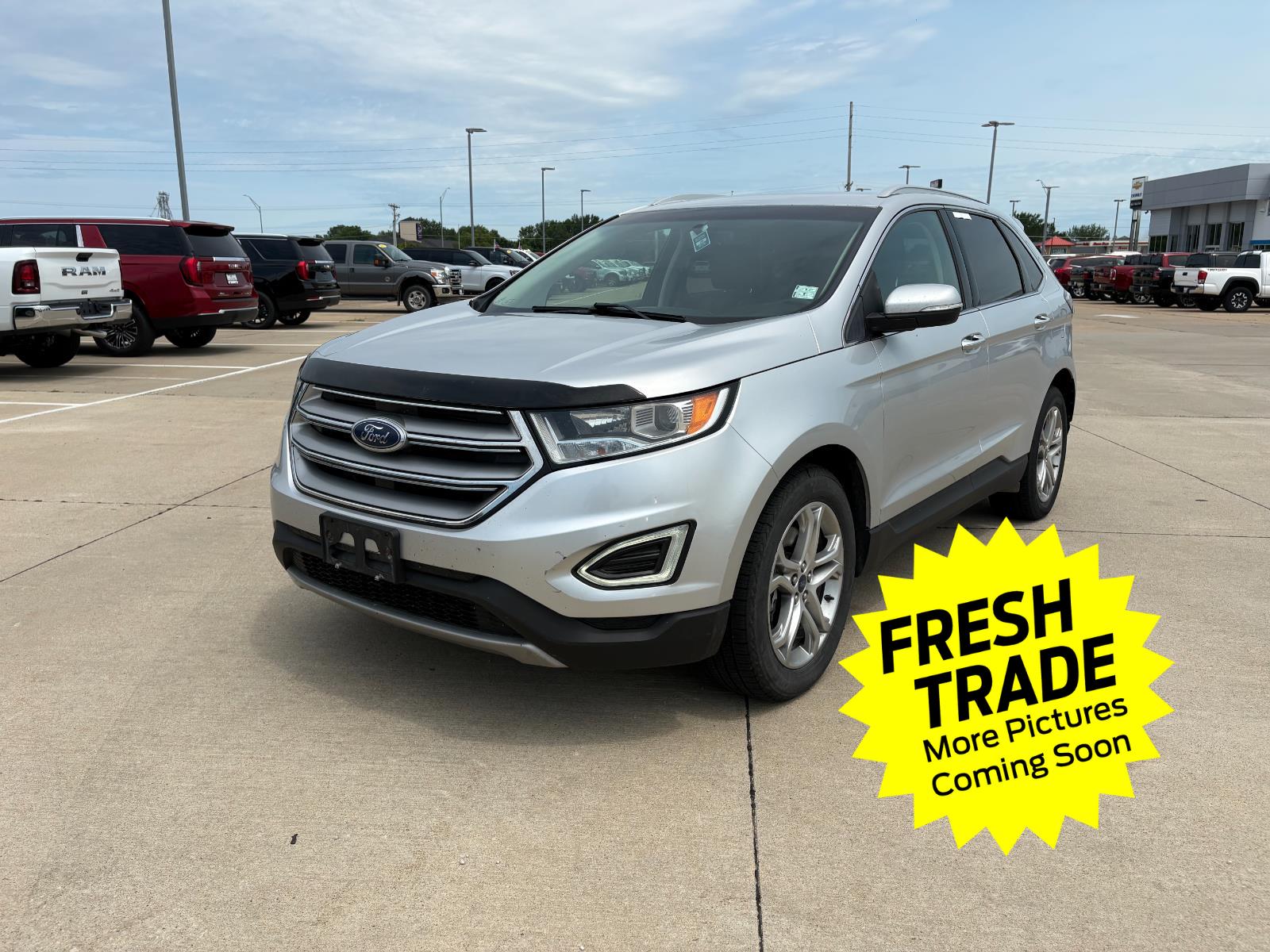 Ingot Silver 2015 Ford Edge SUV / Crossover All-Wheel Drive 6-Speed Automatic
