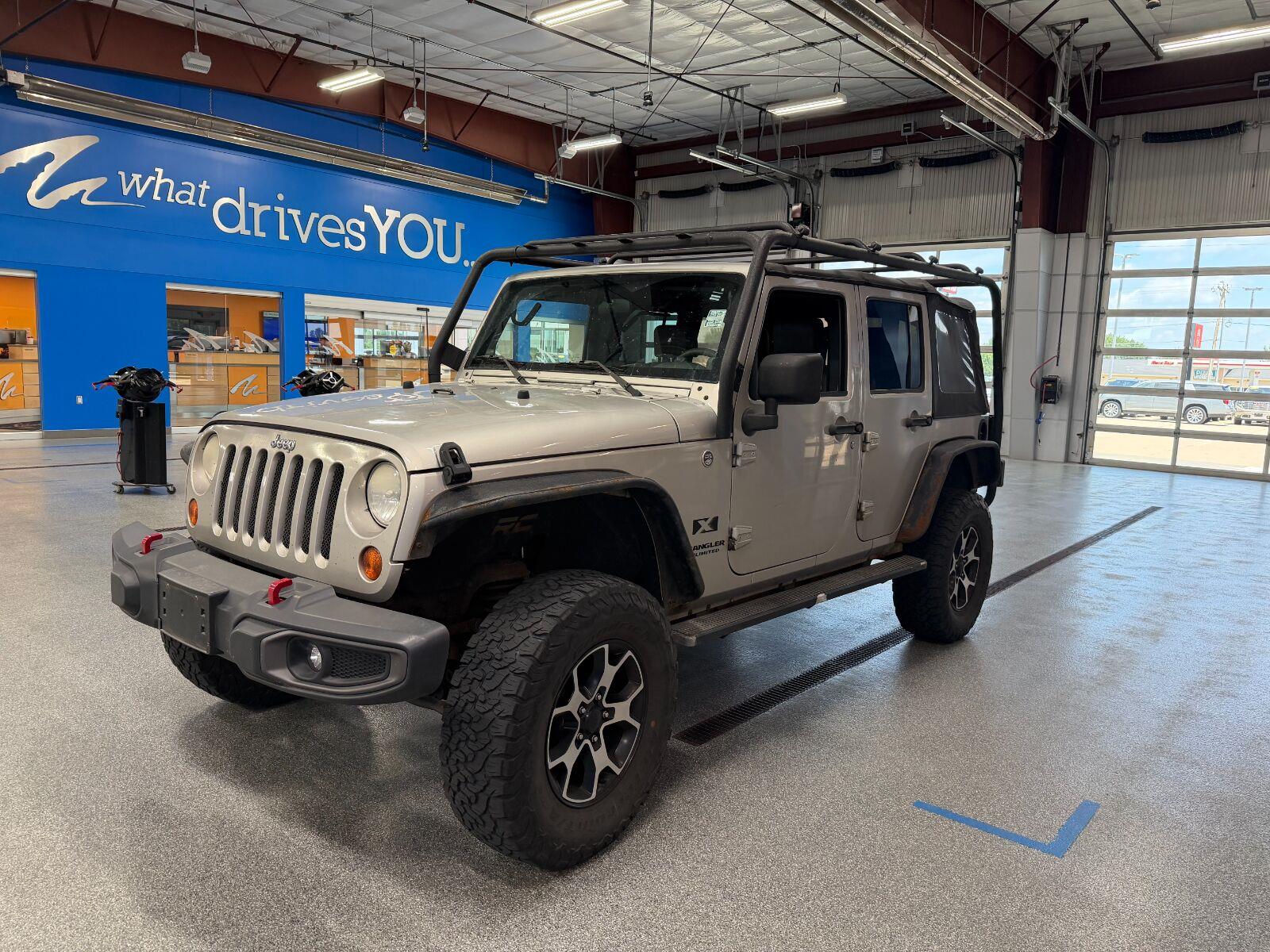Bright Silver Metallic 2007 Jeep Wrangler SUV / Crossover Four-Wheel Drive 4-Speed Automatic