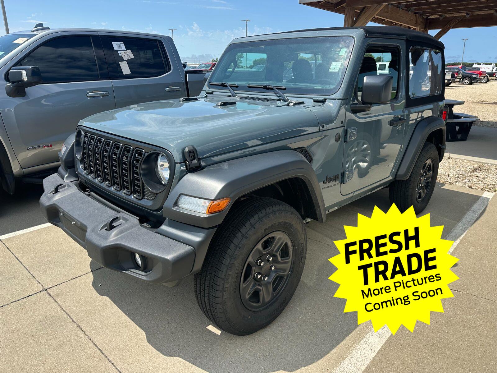 Anvil Clear Coat 2024 Jeep Wrangler SUV / Crossover Four-Wheel Drive 6-Speed Manual