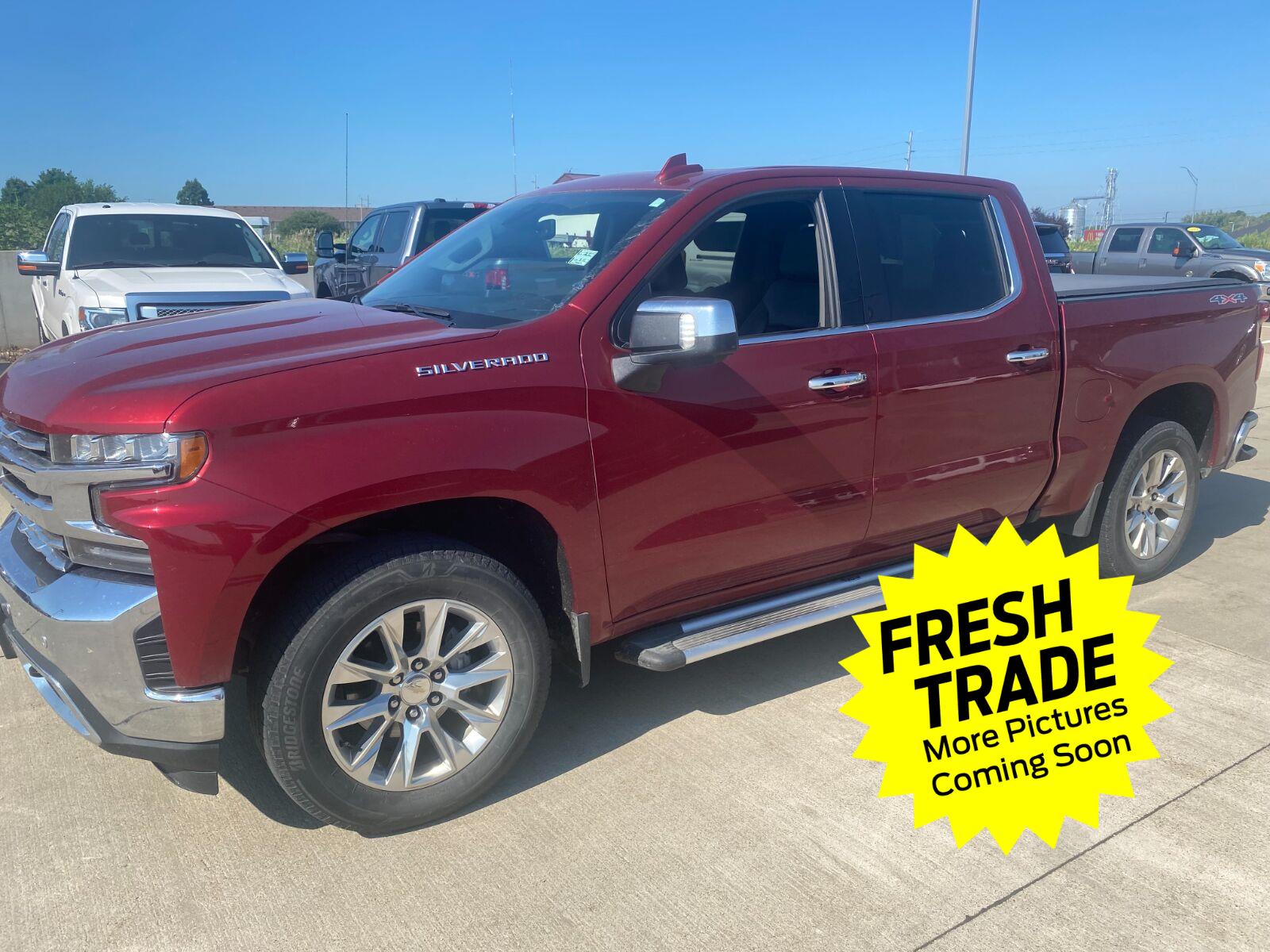 Cajun Red Tintcoat 2019 Chevrolet Silverado 1500 Pickup Truck Four-Wheel Drive 8-Speed Automatic