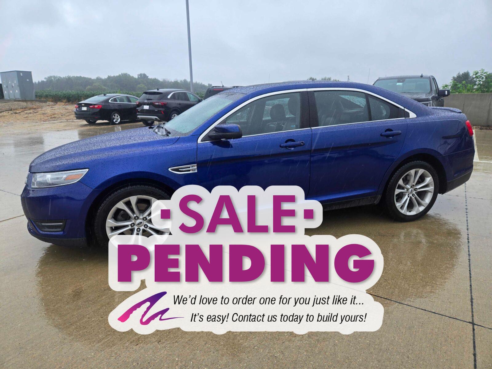 Deep Impact Blue Metallic 2013 Ford Taurus Sedan Front-Wheel Drive 6-Speed Automatic