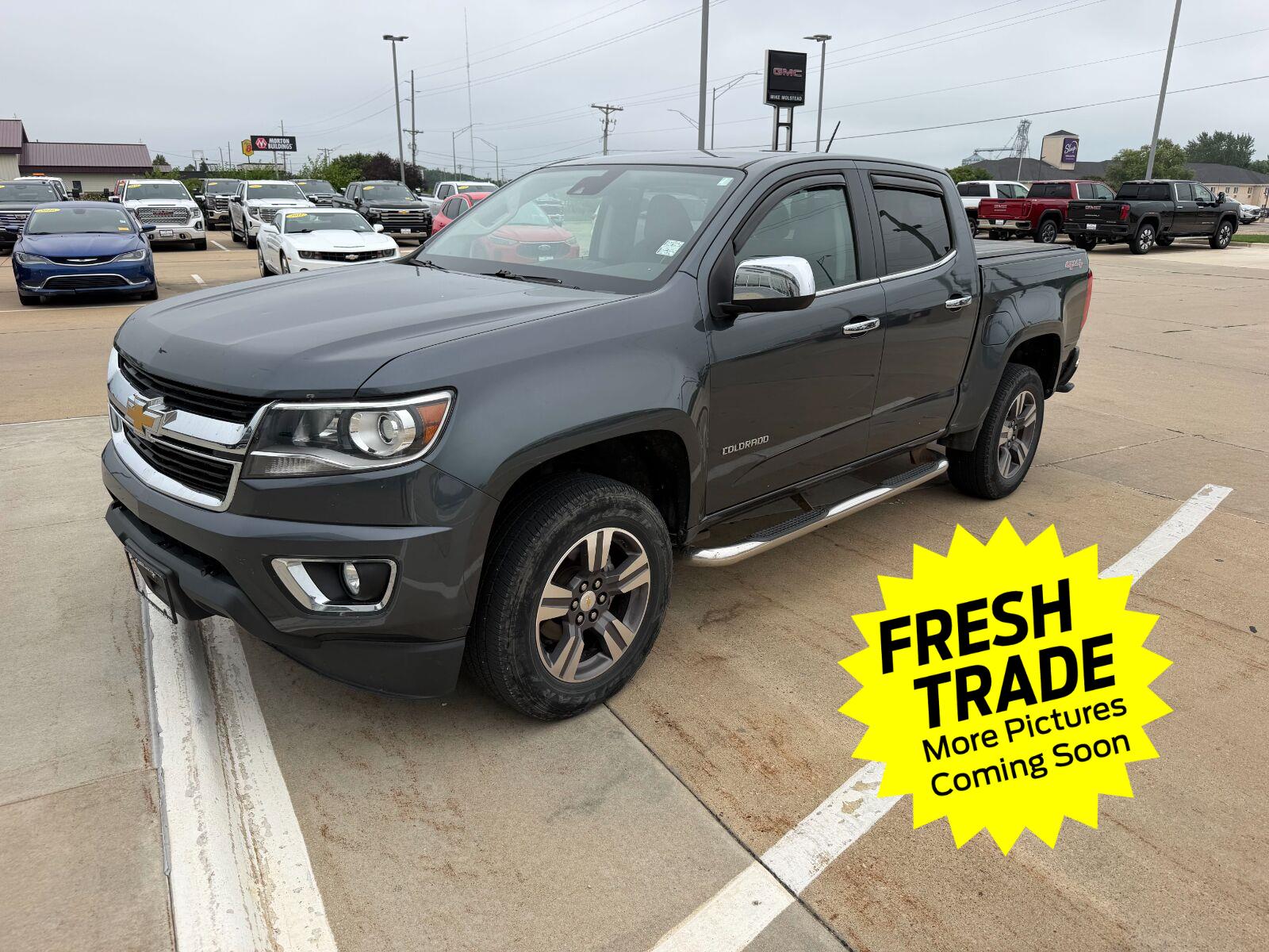 Cyber Gray Metallic 2015 Chevrolet Colorado Pickup Truck Four-Wheel Drive 6-Speed Automatic