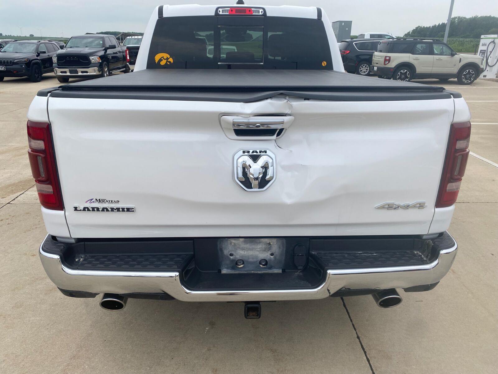 Used 2019 Ivory White Tri-Coat Pearlcoat Ram Laramie image 10