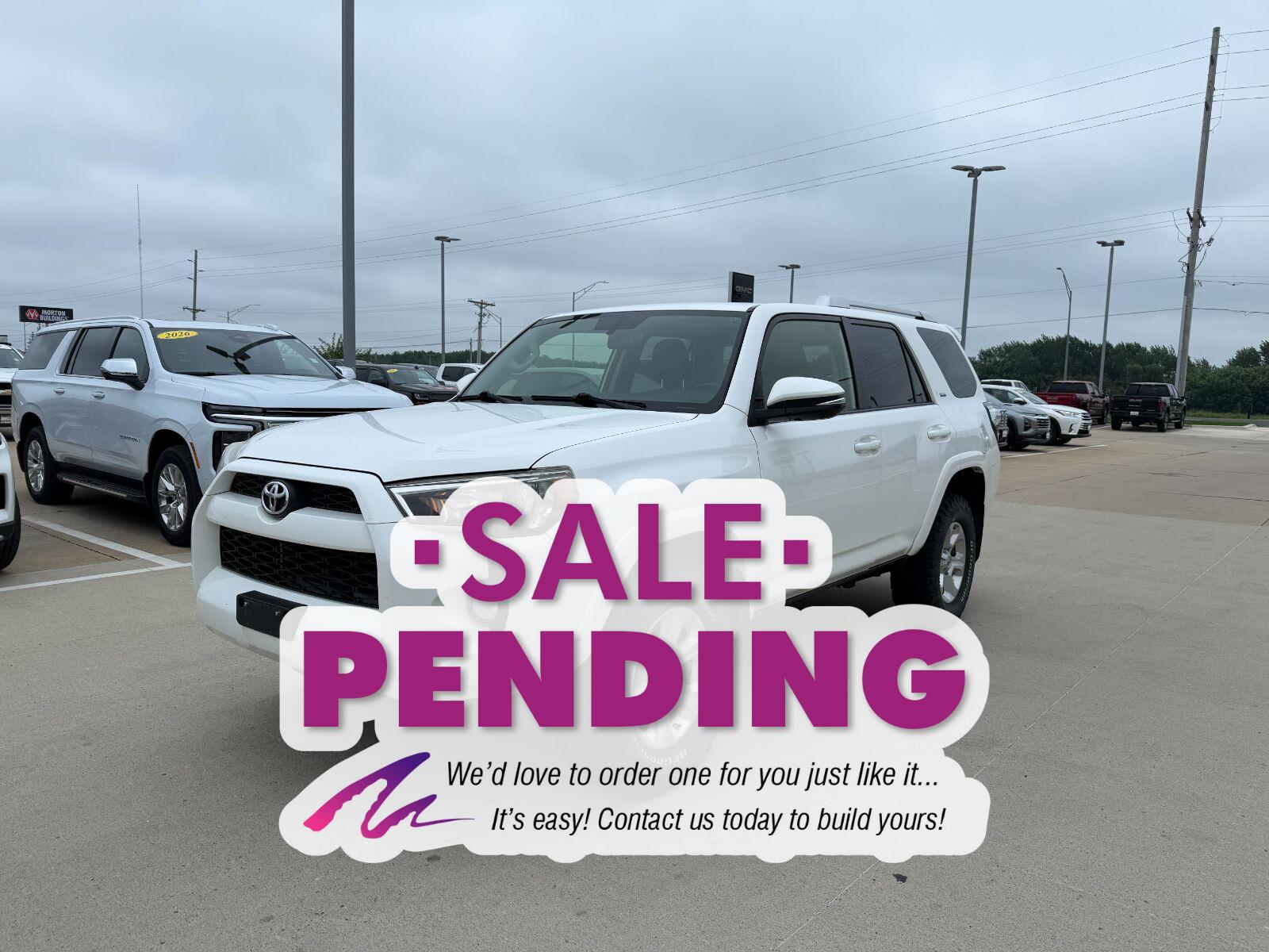 Super White 2014 Toyota 4Runner SUV / Crossover Four-Wheel Drive 5-Speed Automatic