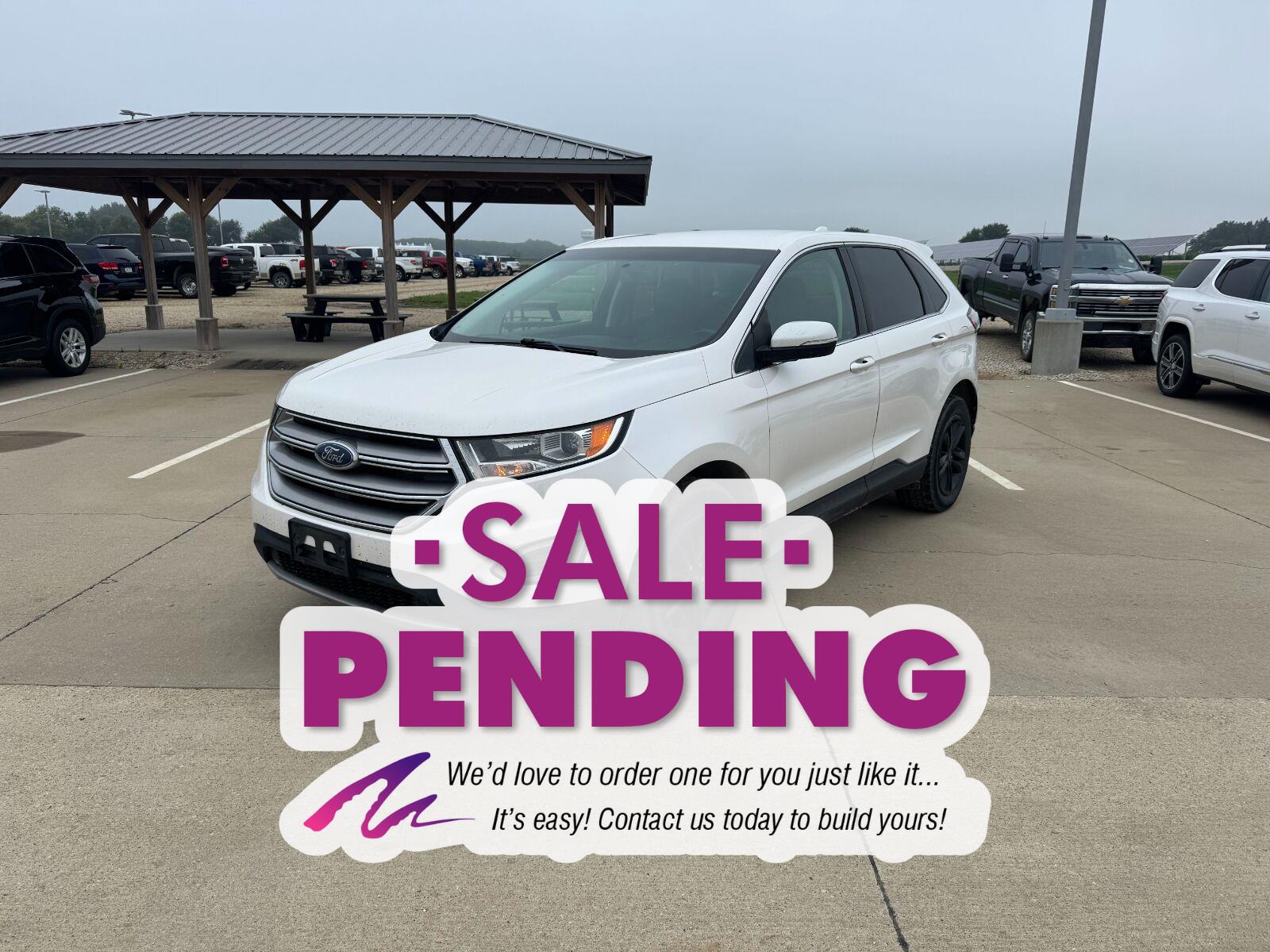 White Platinum Metallic Tri-Coat 2016 Ford Edge SUV / Crossover All-Wheel Drive 6-Speed Automatic
