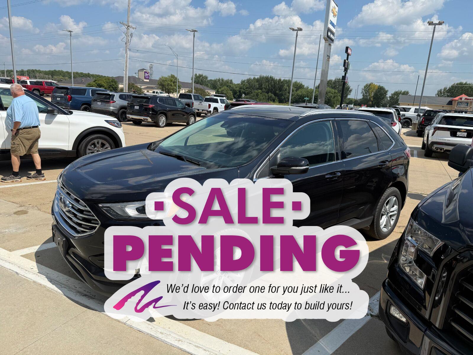 Agate Black 2019 Ford Edge SUV / Crossover All-Wheel Drive 8-Speed Automatic